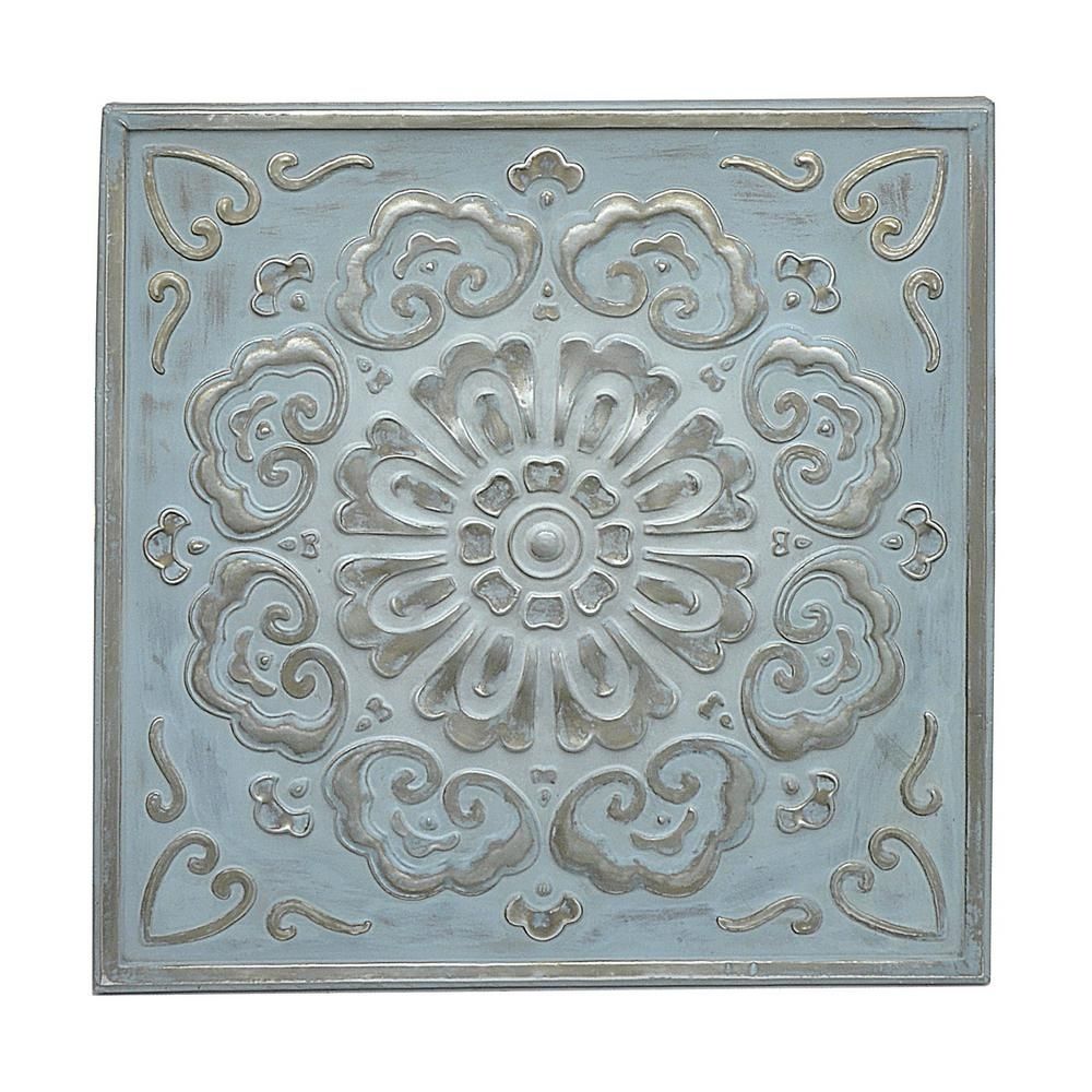 Three Hands Square Medallion Wall Art 57523 – The Home Depot With Medallion Wall Art (View 2 of 20)