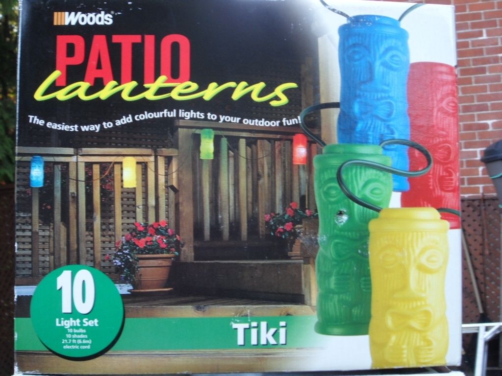 Tiki Patio Lights | 10 Tiki Patio Lanterns In Original Box. | Daniel Intended For Outdoor Tiki Lanterns (Photo 4 of 20)