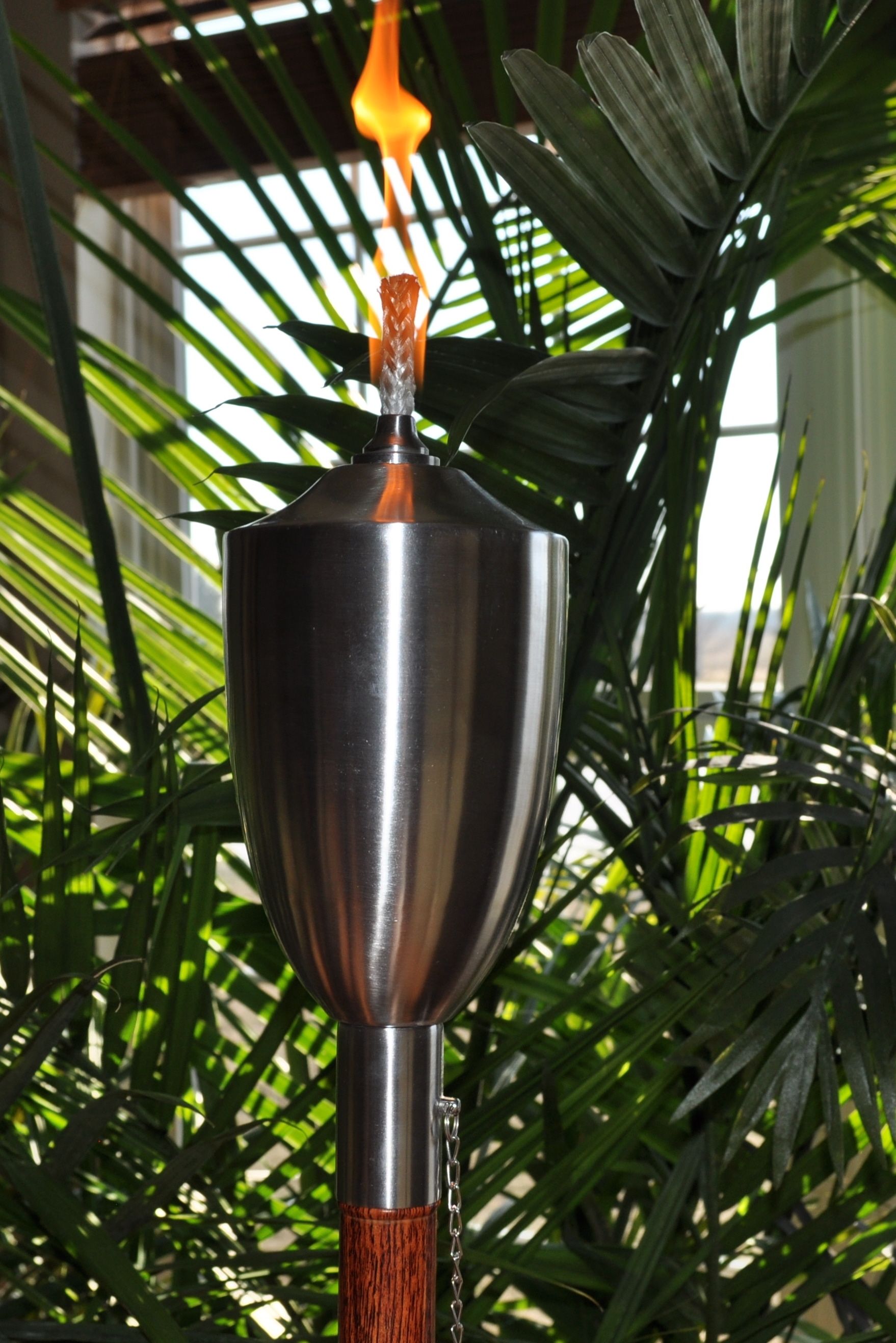 Tiki Torches, Citronella Oil Torch Poles, Outdoor Patio Garden For Outdoor Tiki Lanterns (View 3 of 20)