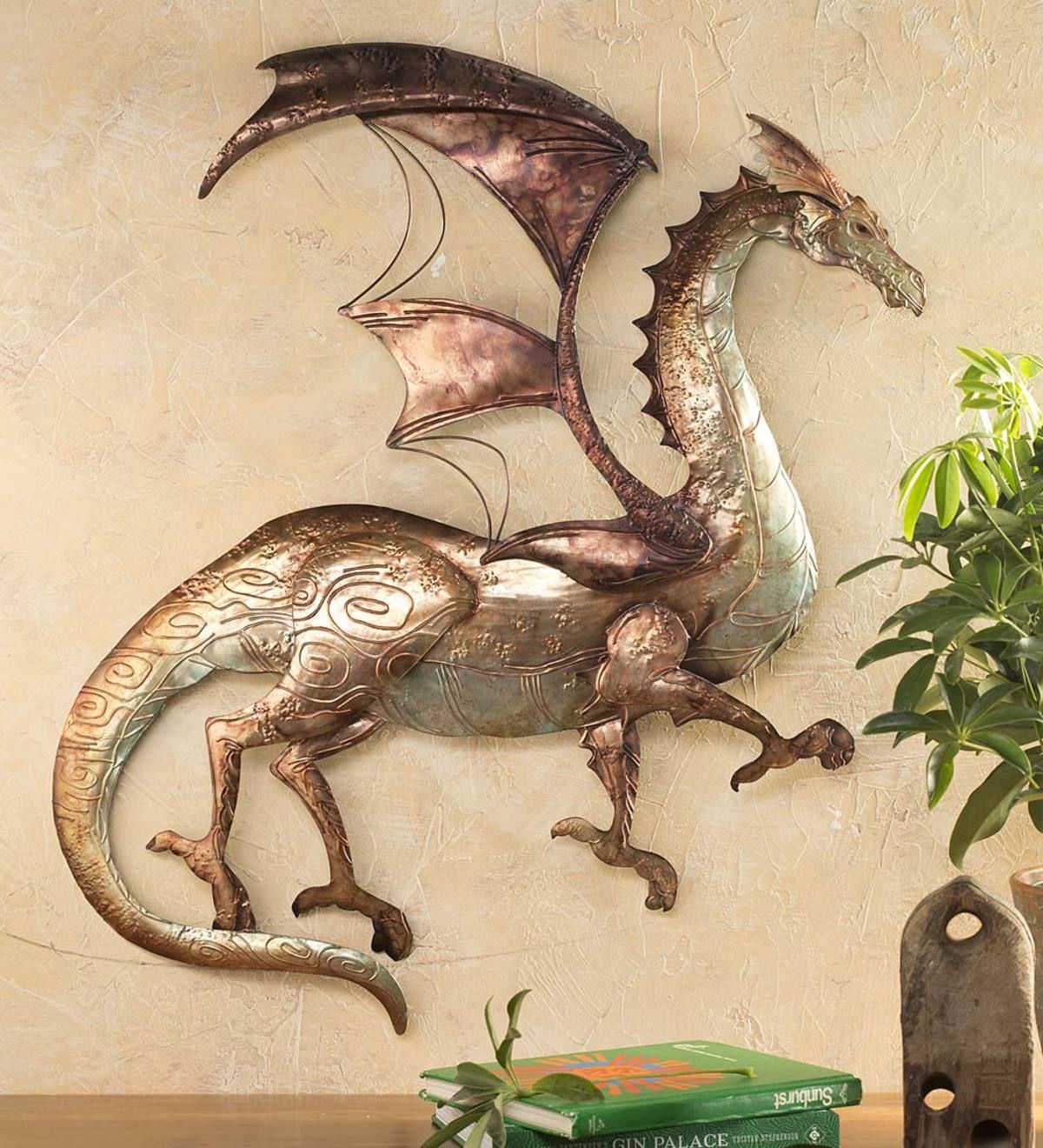 Tin Dragon Wall Art | Wall Art | Home Decor | For The Home | Wind Regarding Dragon Wall Art (View 9 of 20)