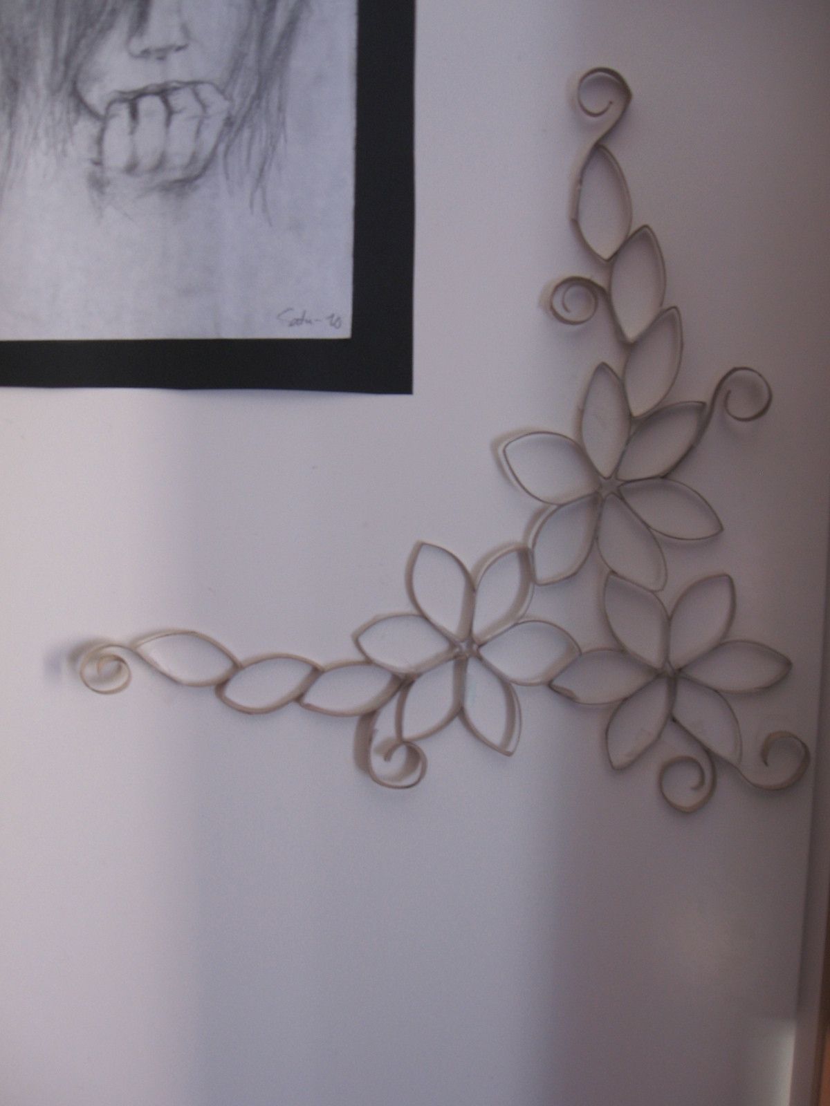 Toilet Paper Roll Wall Art · A Paper Roll Model · No Sew On Cut Out Throughout Toilet Paper Roll Wall Art (View 10 of 20)