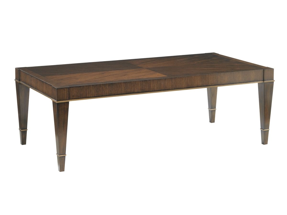 Tower Place Wheaton Rectangular Cocktail Table | Lexington Home Brands Within Element Ivory Rectangular Coffee Tables (View 4 of 30)