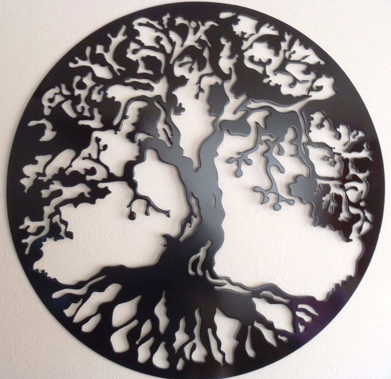 Tree Of Life Metal Wall Art Large Fresh Tree Life Wall Decor Metal Intended For Black Metal Wall Art (View 2 of 20)