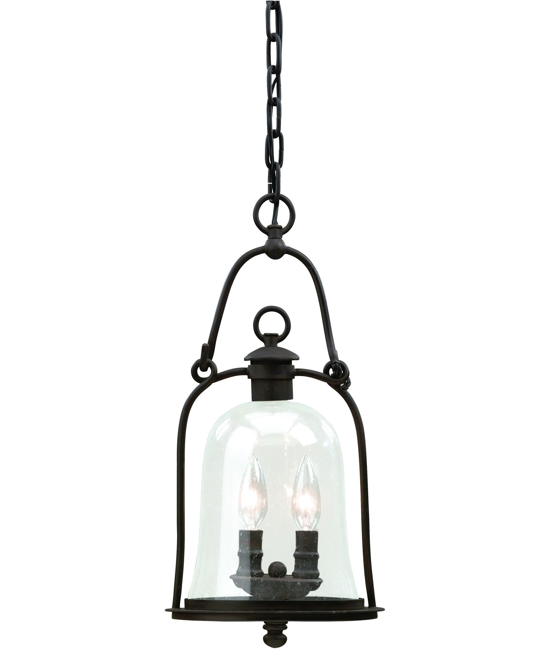 Troy Lighting F9466 Owings Mill 9 Inch Wide 2 Light Outdoor Hanging Throughout Quality Outdoor Lanterns (View 10 of 20)