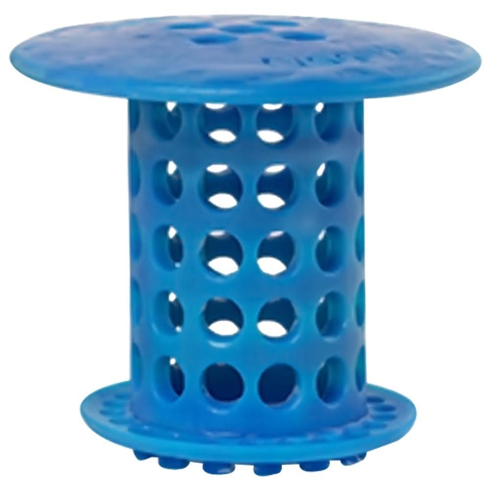 Tubshroom 1.5 In. – 1.75 In. Drain Protector Hair Catcher In Blue Throughout Shroom Large Coffee Tables (Photo 30 of 30)