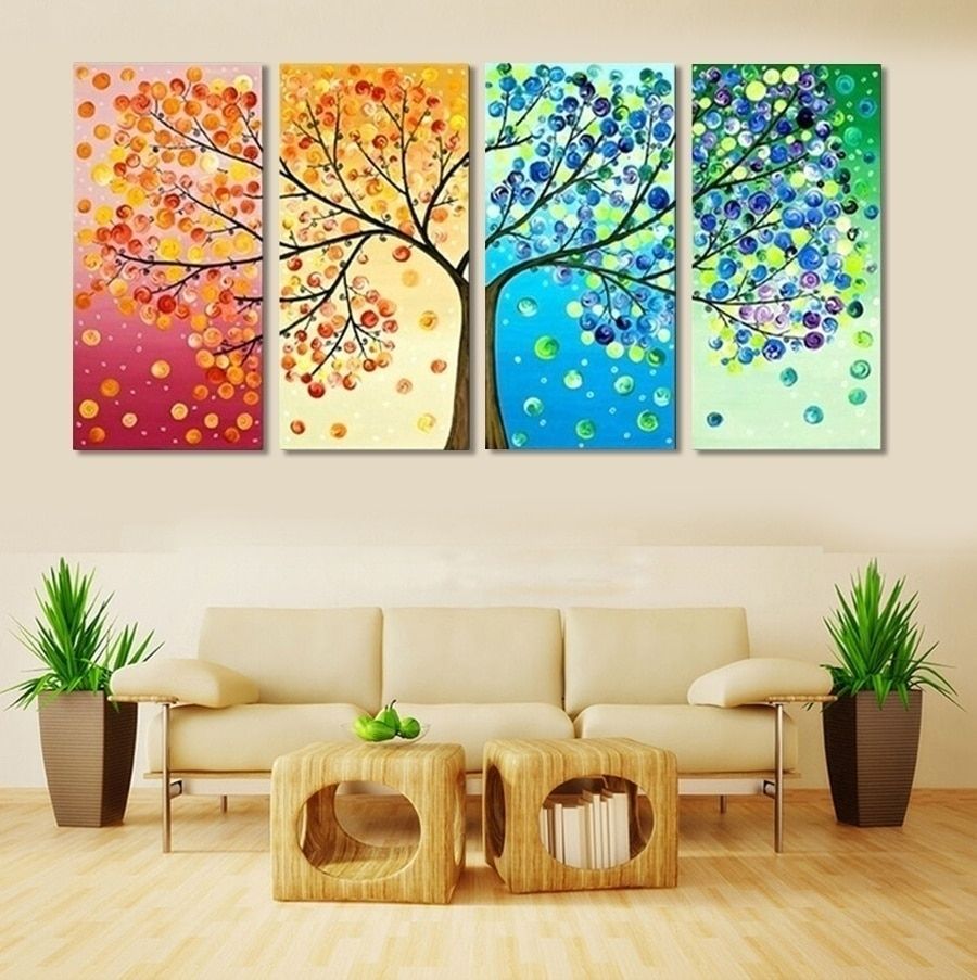 Unframe Wall Art Canvas Painting Decoration For Living Room Picture Pertaining To Wall Art Canvas (View 2 of 20)