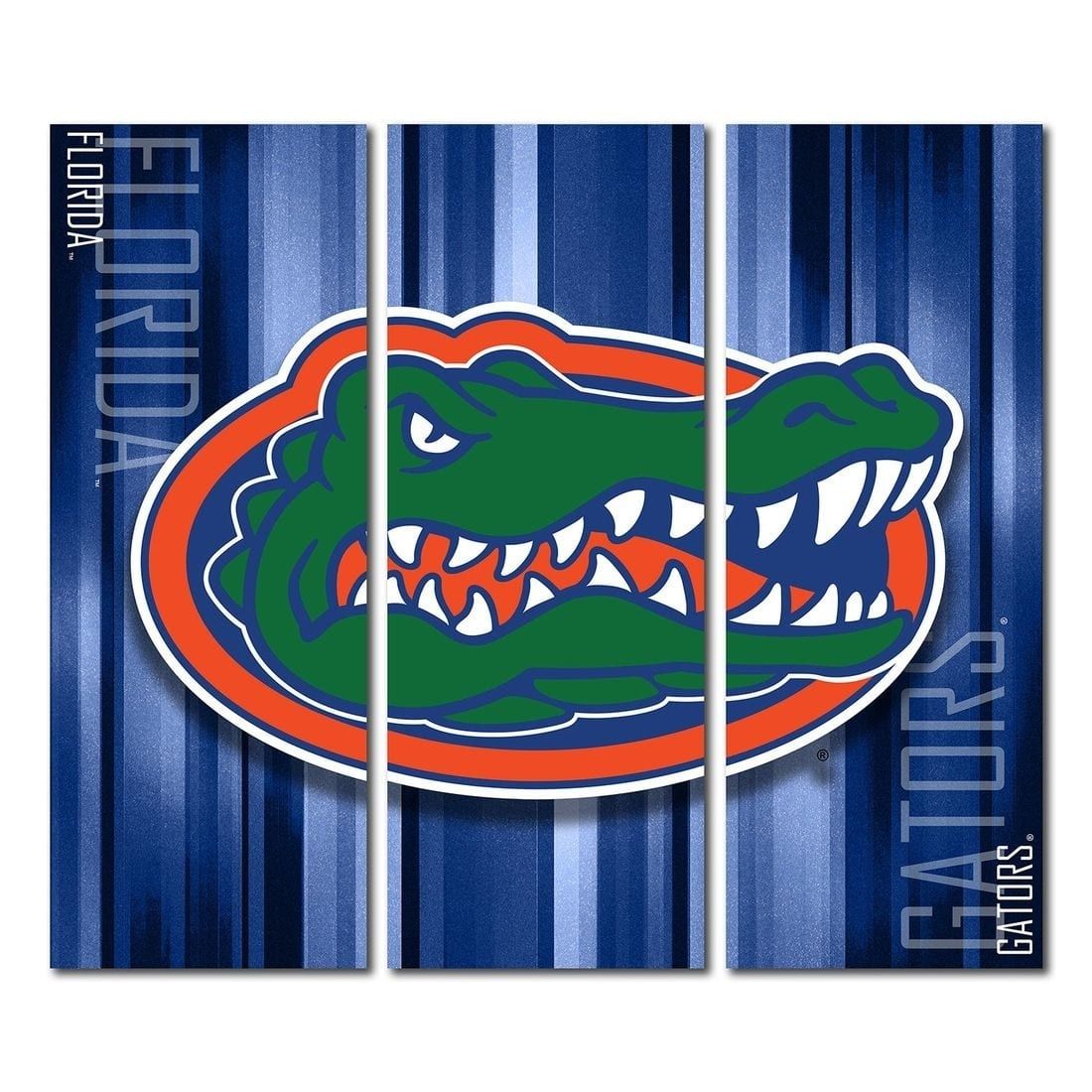 Victory Tailgate – Florida Gators Uf Canvas Wall Art Triptych Rush Within Florida Wall Art (View 17 of 20)