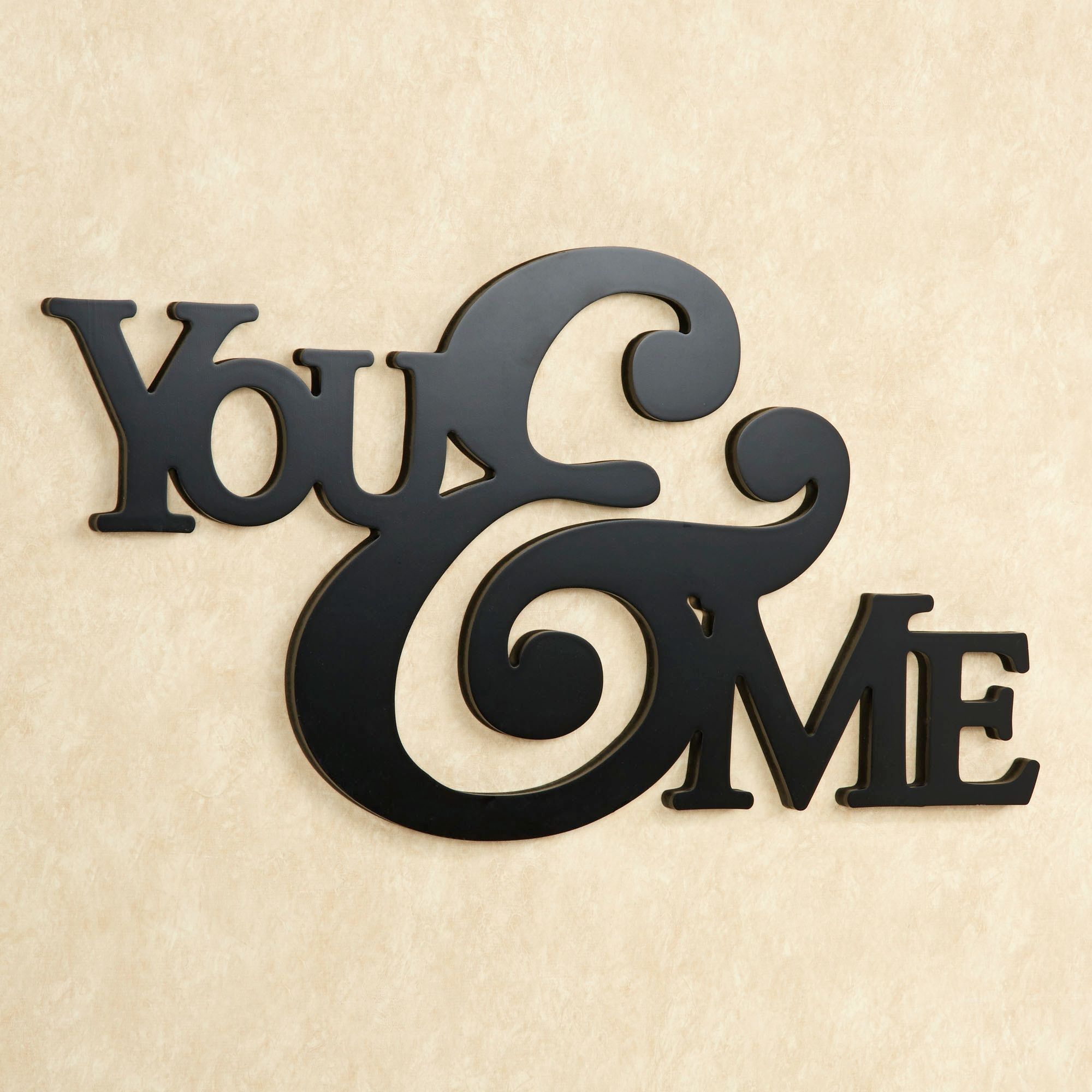 Wall Art Design Ideas: You And Me Word Plaques Wall Art, Word Wall With Regard To Wood Word Wall Art (View 15 of 20)