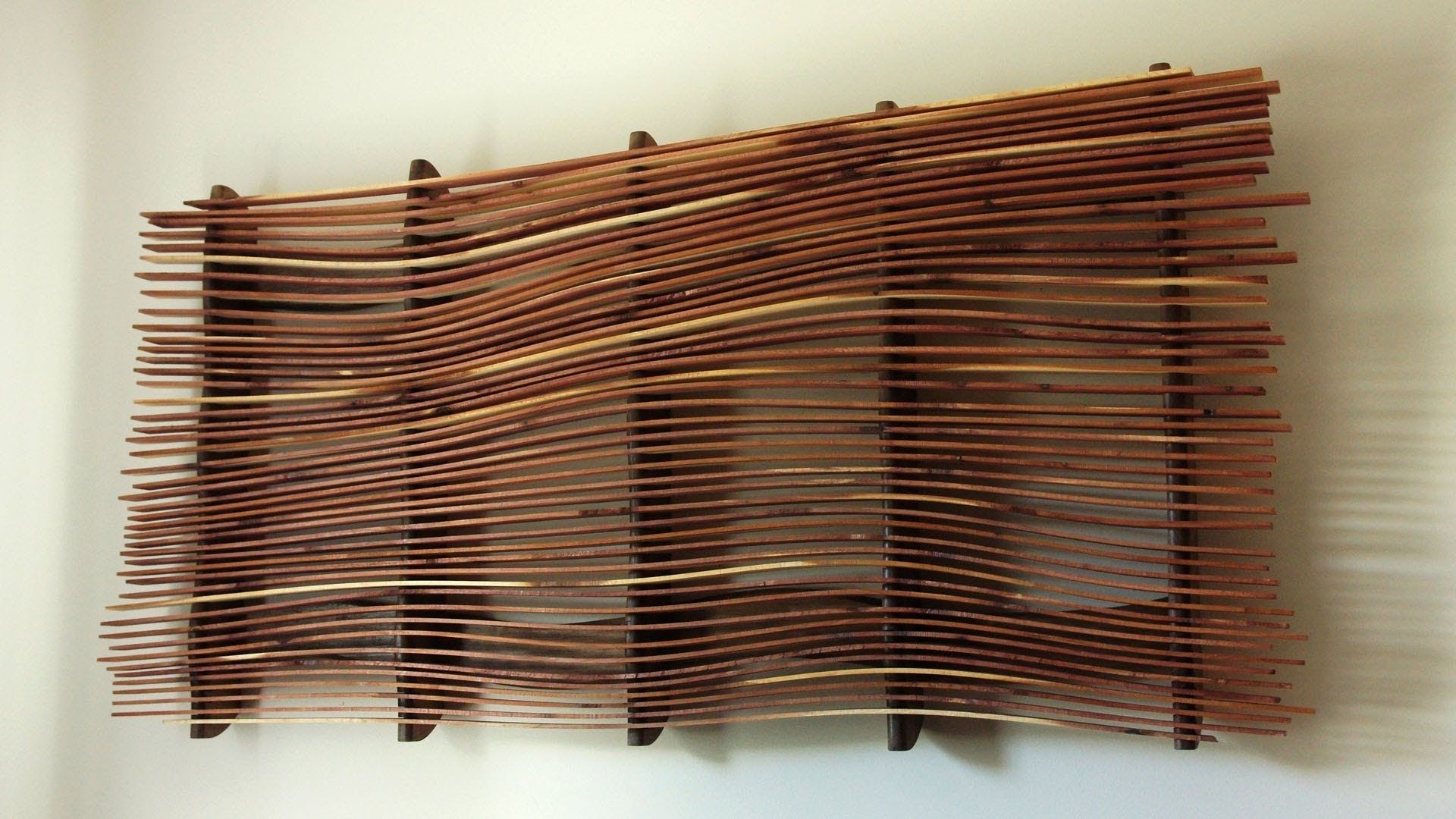 Wall Art From Scrap Wood – Youtube Inside Wooden Wall Art (View 8 of 20)