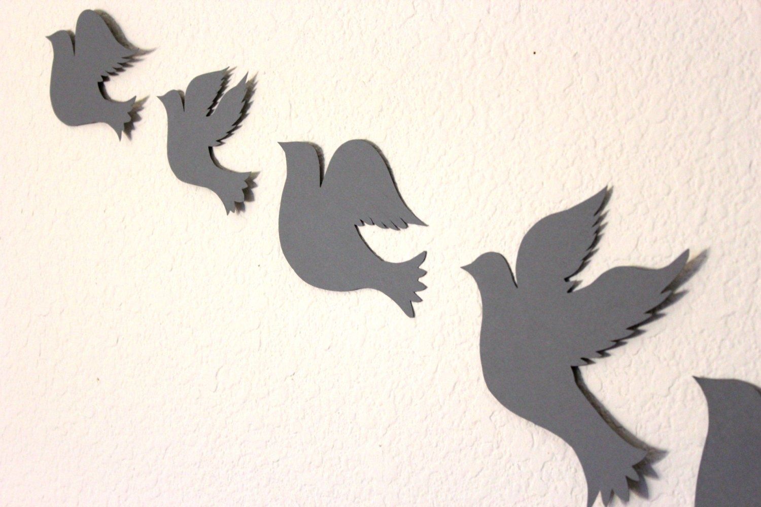 Wall Decor: Awesome Paper Bird Wall Decor Ceramic Birds, Bird Wall In Bird Wall Art (View 8 of 20)