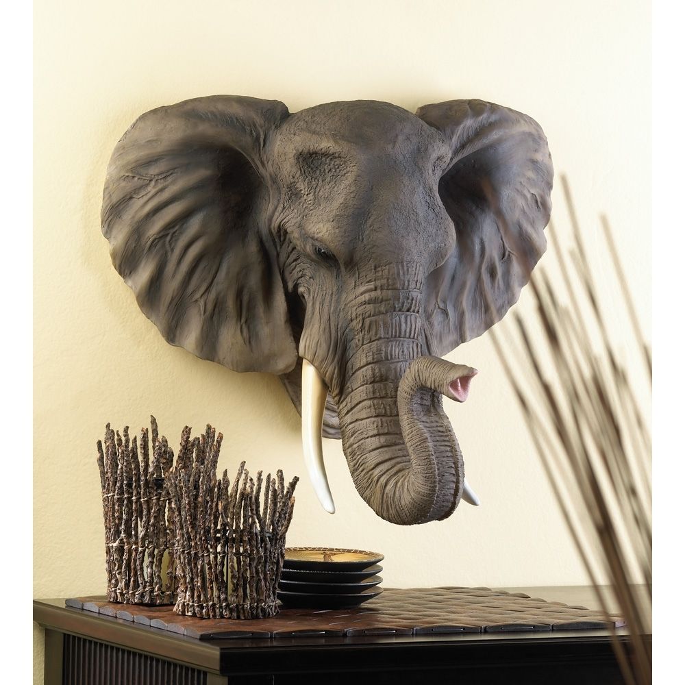 Wholesale Noble Elephant Wall Decor – Buy Wholesale Animal Figurines Regarding Elephant Wall Art (View 7 of 20)
