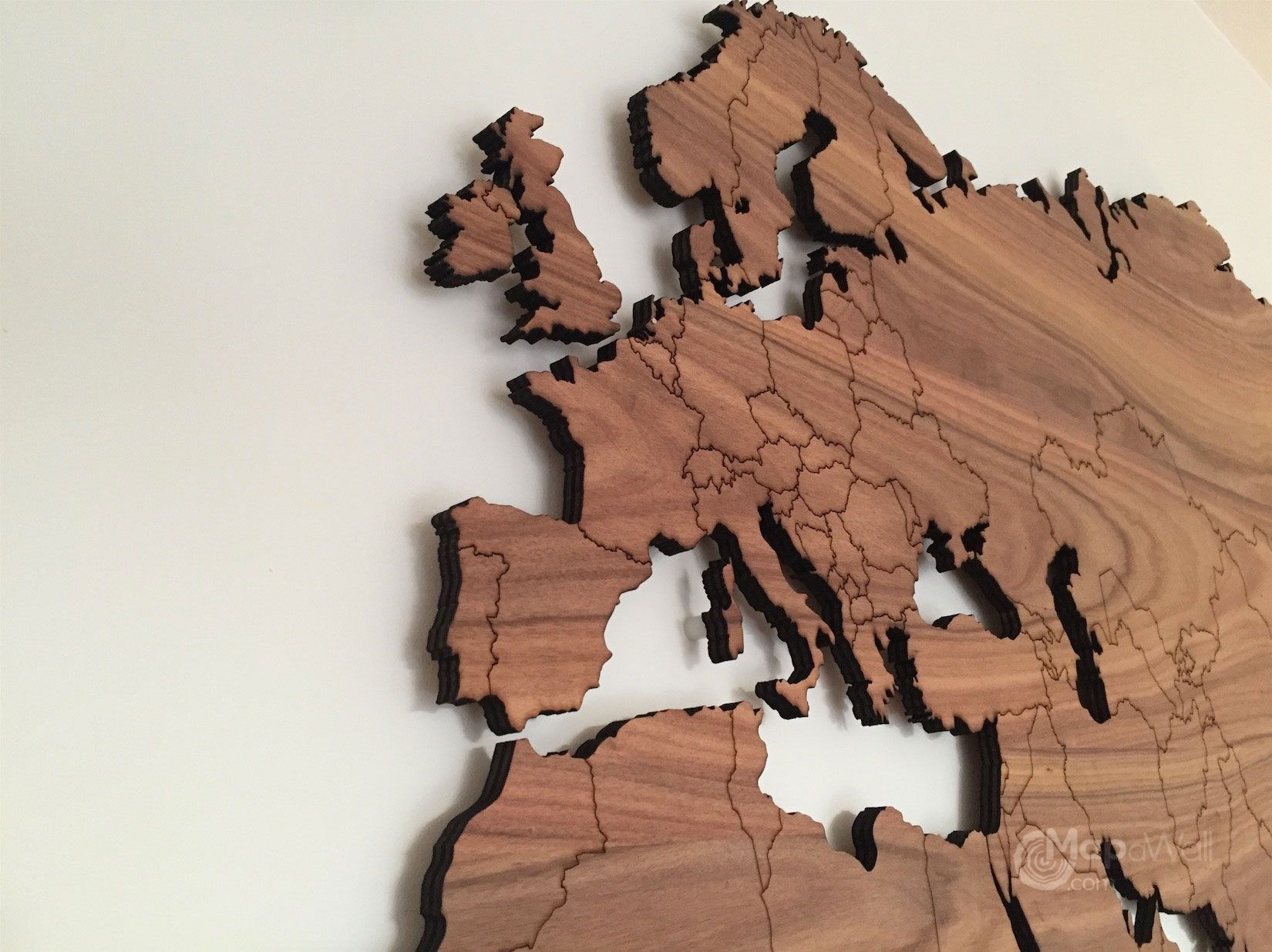 Wood Wall Art Large World Map Wooden Decor Feerick. Map Of Decor With Regard To Wooden World Map Wall Art (Photo 4 of 20)