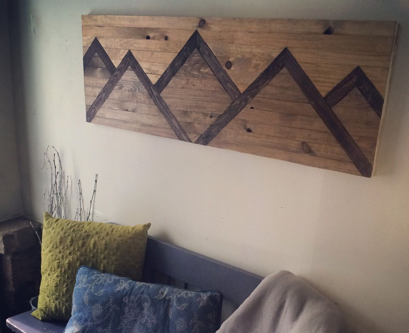 Wood Wall Art Mountain Range | Home: Wall Art | Pinterest | Wood Intended For Wood Wall Art (View 18 of 20)