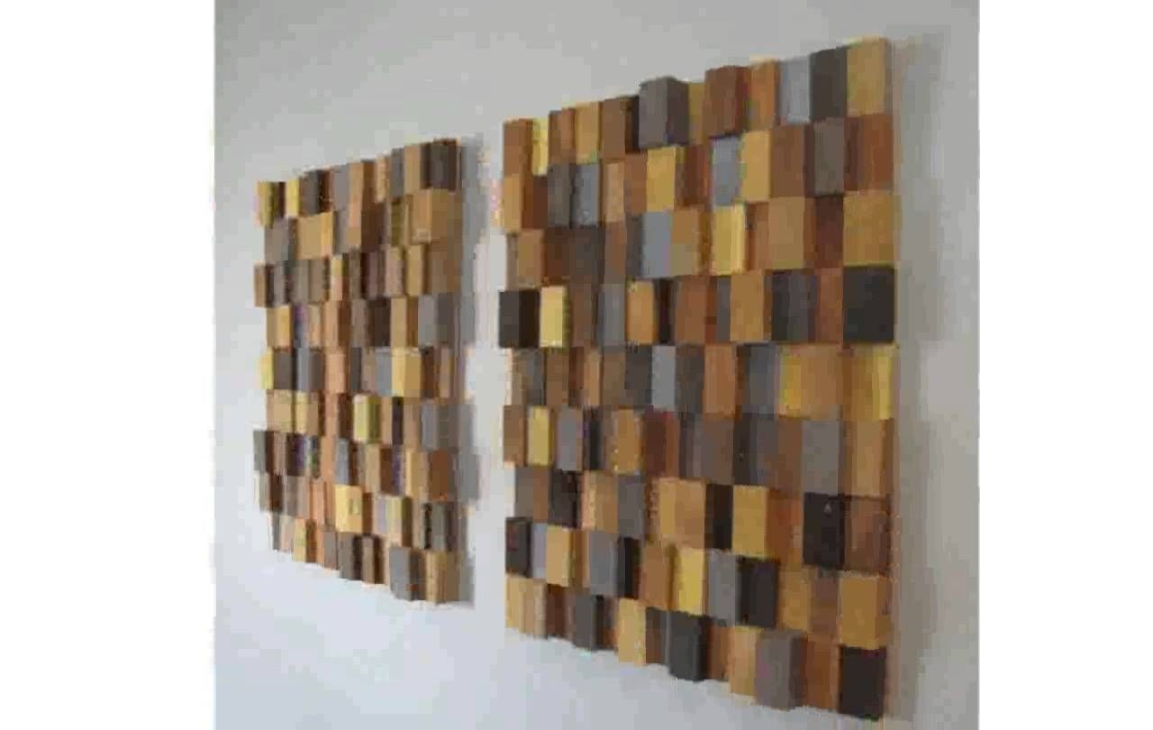 Wooden Wall Art – Youtube With Regard To Wood Wall Art (Photo 7 of 20)