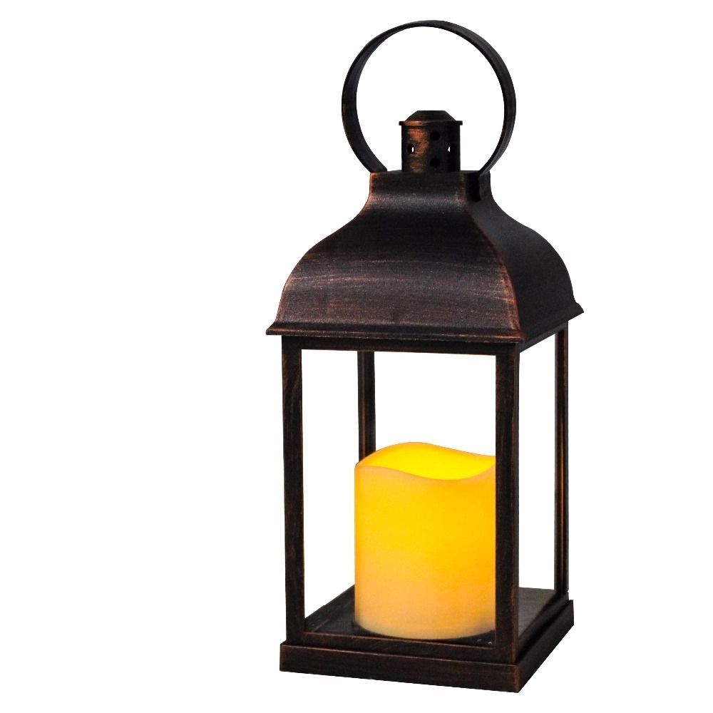 Wralwayslx Decorative Lanterns With Flameless Candles With Timer Regarding Outdoor Lanterns With Flameless Candles (Photo 3 of 20)