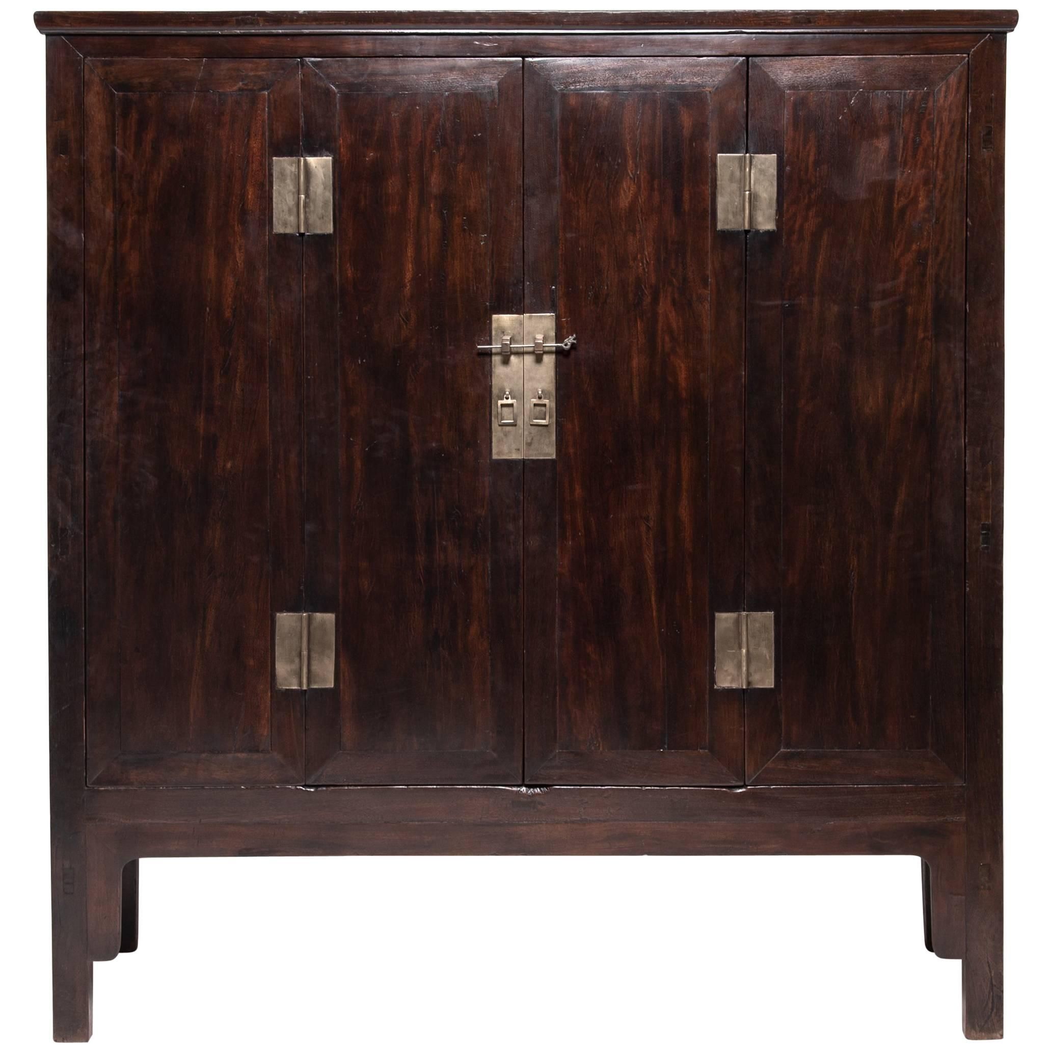 19th Century Chinese Fine Ironwood Cabinet For Sale At 1stdibs Throughout Ironwood 4 Door Sideboards (View 26 of 30)
