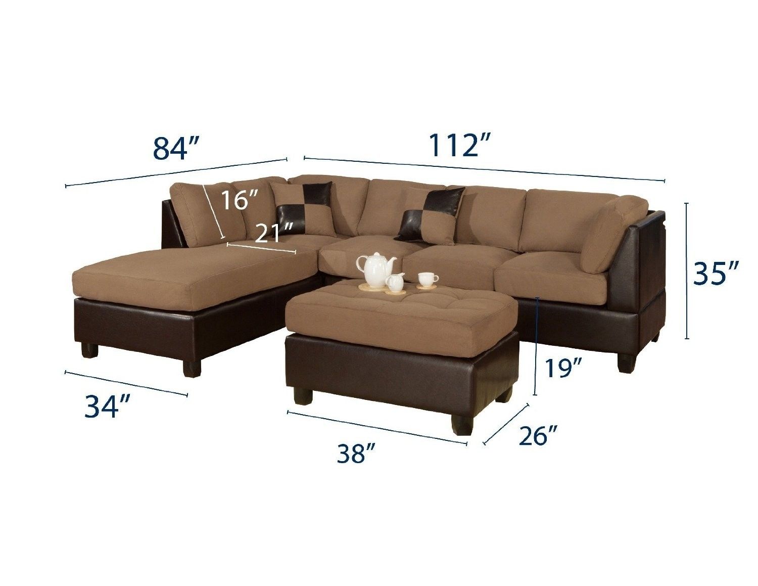 84 Inch Sectional Sofa Inspirational Magnolia Homejoanna Gaines Regarding Magnolia Home Homestead 3 Piece Sectionals By Joanna Gaines (View 16 of 30)