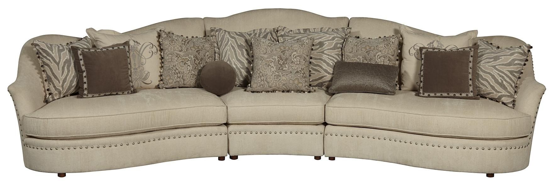 A.r.t. Furniture Inc Cotswold Amanda – Ivory 3 Piece Sectional In Pertaining To Sierra Down 3 Piece Sectionals With Laf Chaise (Photo 4 of 30)