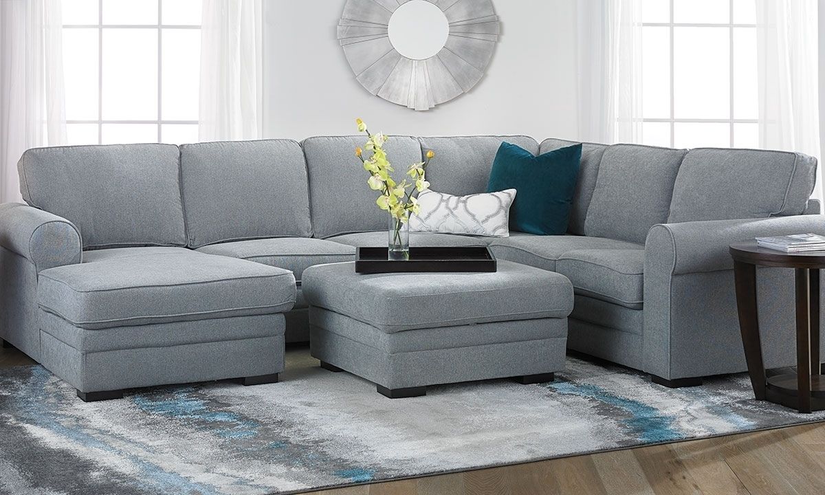 Abigale Roll Arm Sleeper Sectional With Storage Chaise | The Dump Throughout Norfolk Grey 6 Piece Sectionals With Laf Chaise (Photo 18 of 30)