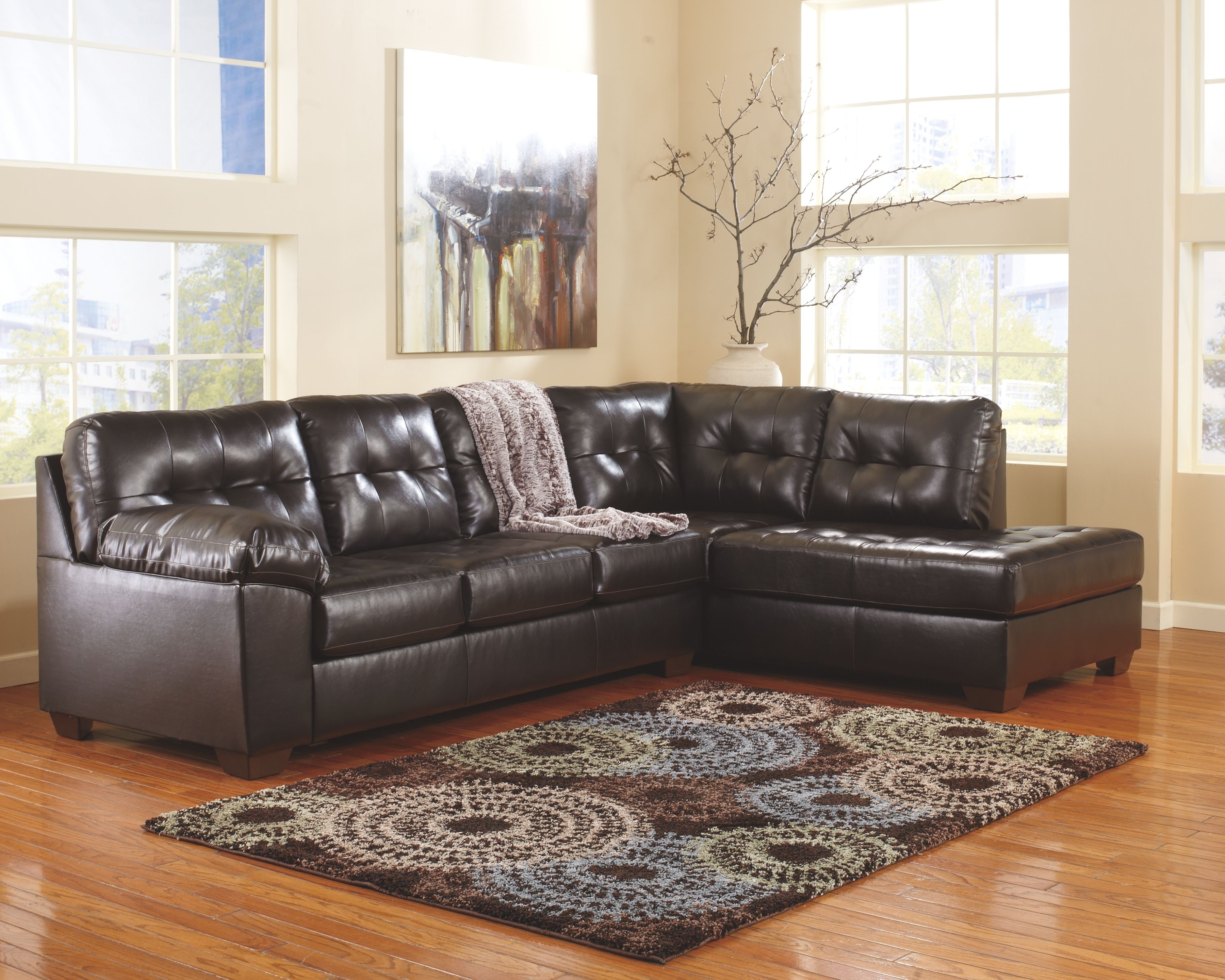 Alliston 2 Piece Sectional, Chocolate | Products | Pinterest | Products Intended For Marissa Ii 3 Piece Sectionals (Photo 11 of 30)