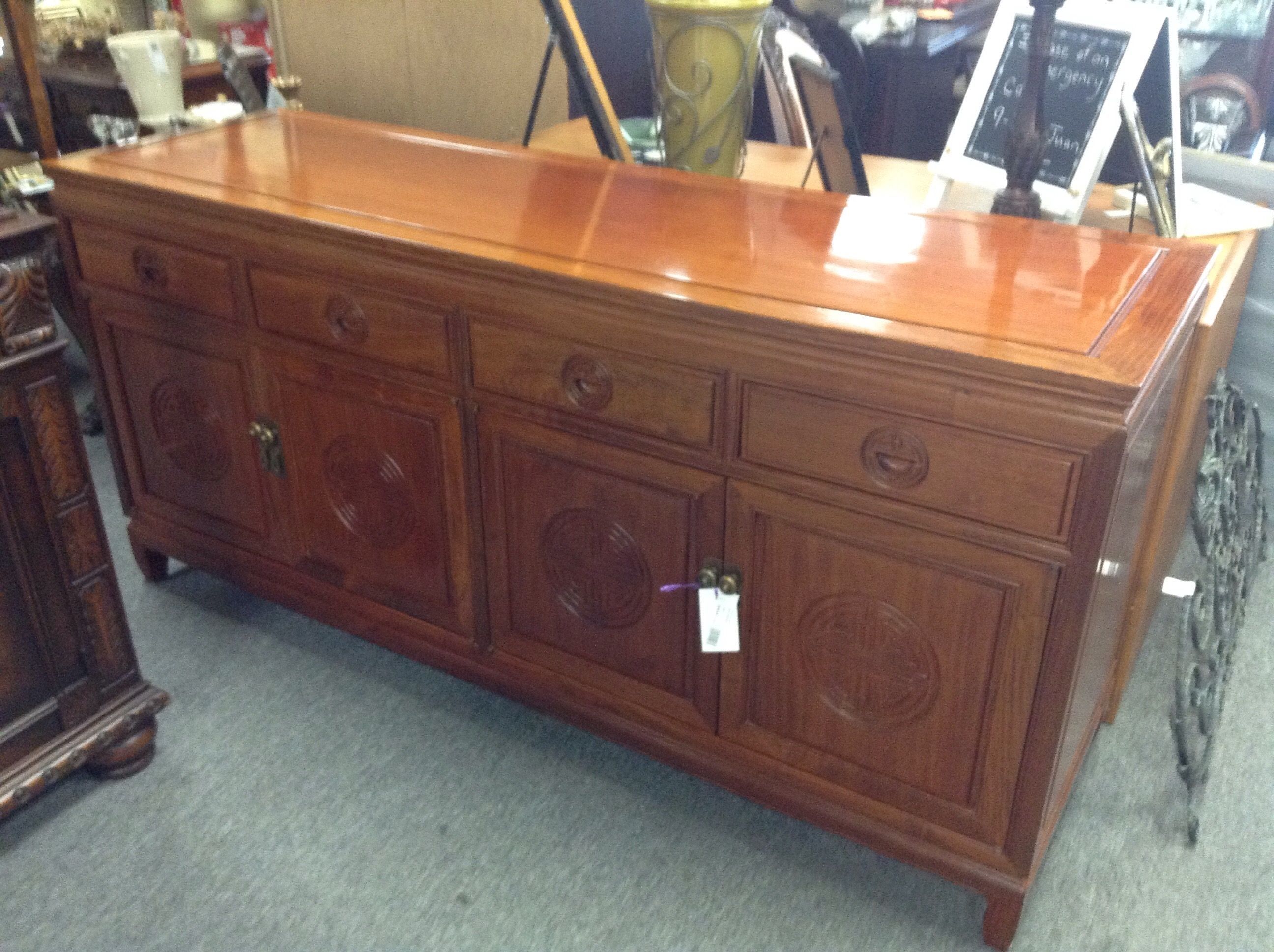 Asian Sideboard – Beautiful Patina. Solid Wood (View 3 of 30)