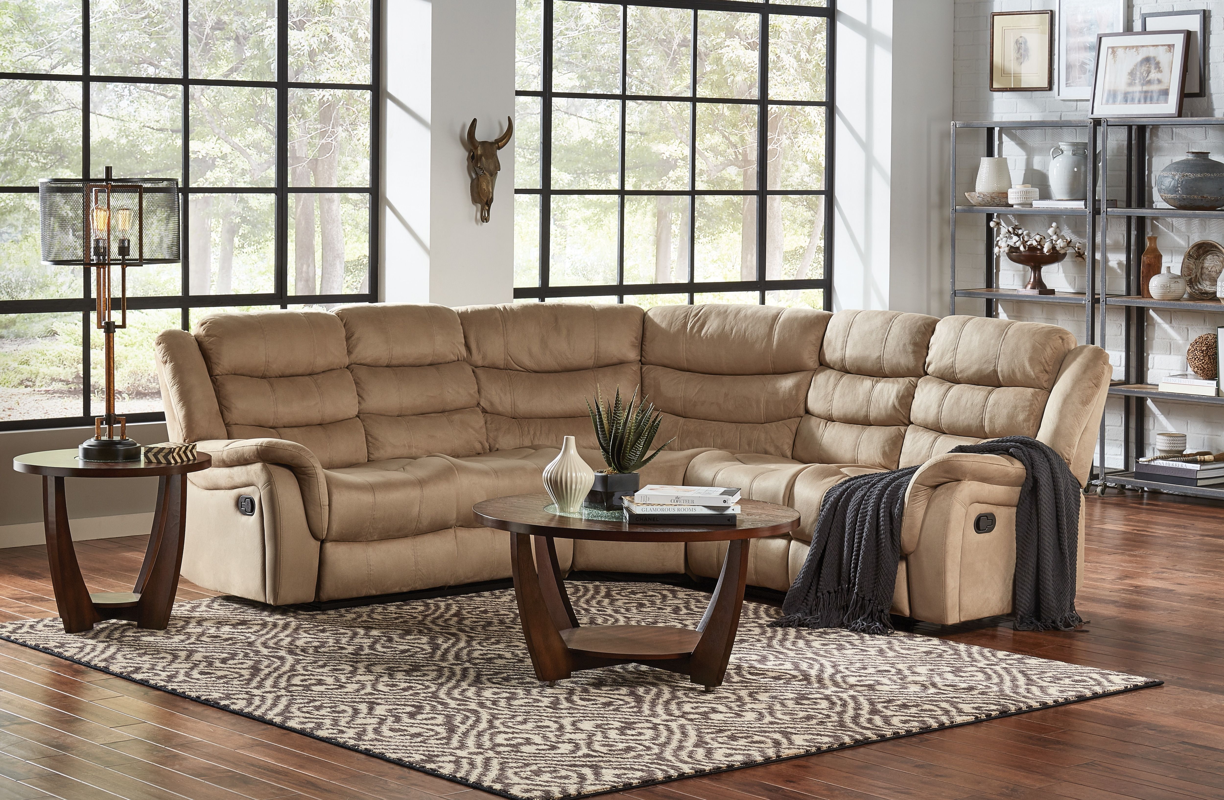 Benton 3pc Reclining Sectional | With Regard To Benton 4 Piece Sectionals (View 8 of 30)