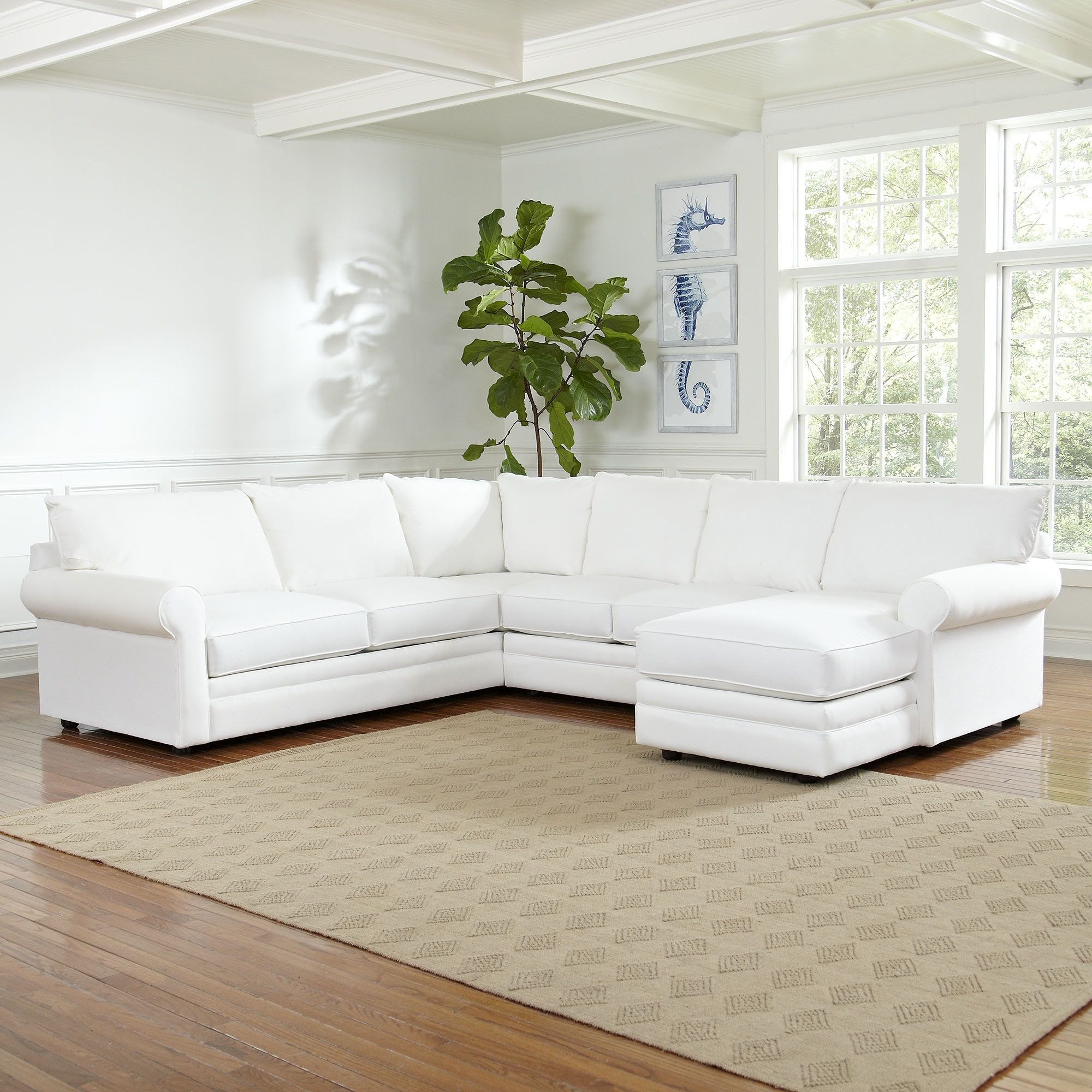 Birch Lane™ Newton Sectional & Reviews | Birch Lane With Norfolk Chocolate 6 Piece Sectionals (Photo 21 of 30)
