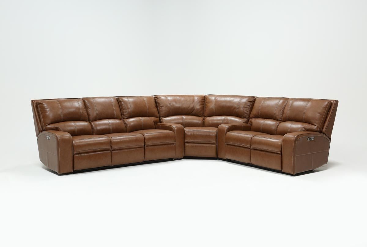 Clyde Saddle 3 Piece Power Reclining Sectional W/power Hdrst & Usb With Regard To Clyde Saddle 3 Piece Power Reclining Sectionals With Power Headrest & Usb (View 1 of 30)
