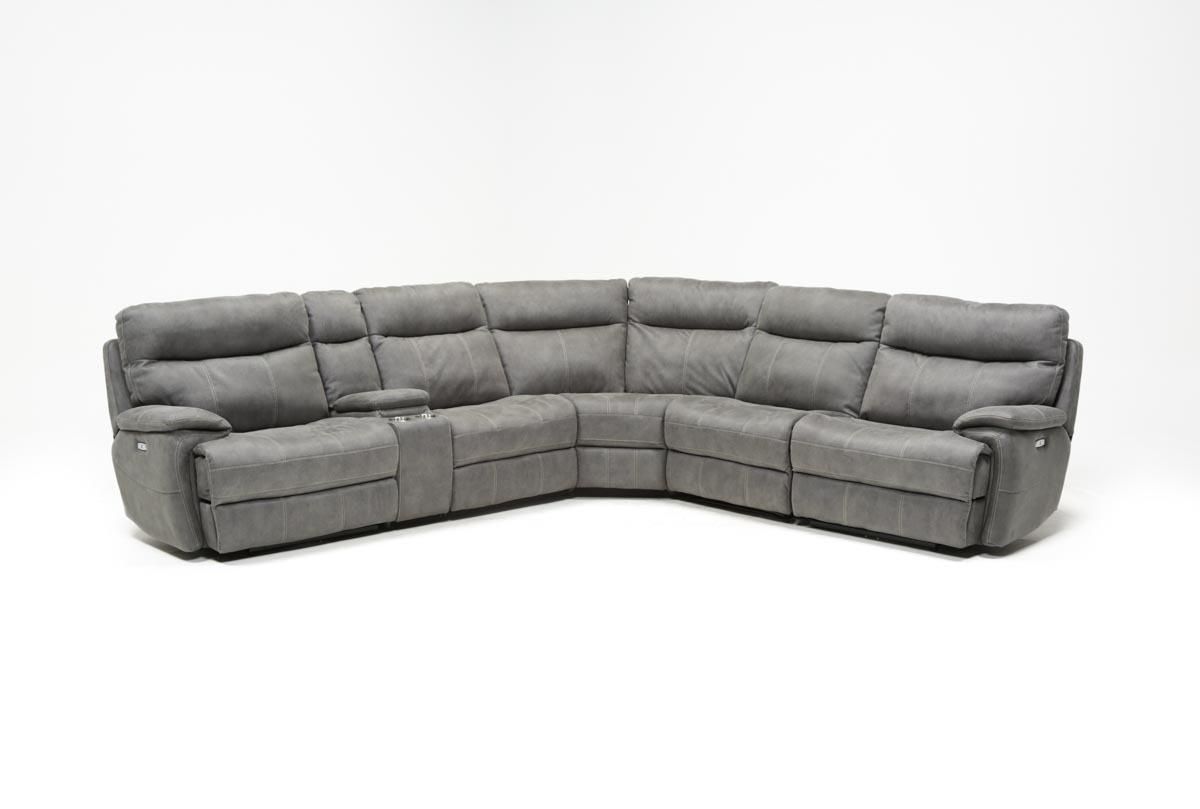 Featured Photo of 2024 Best of Denali Light Grey 6 Piece Reclining Sectionals with 2 Power Headrests