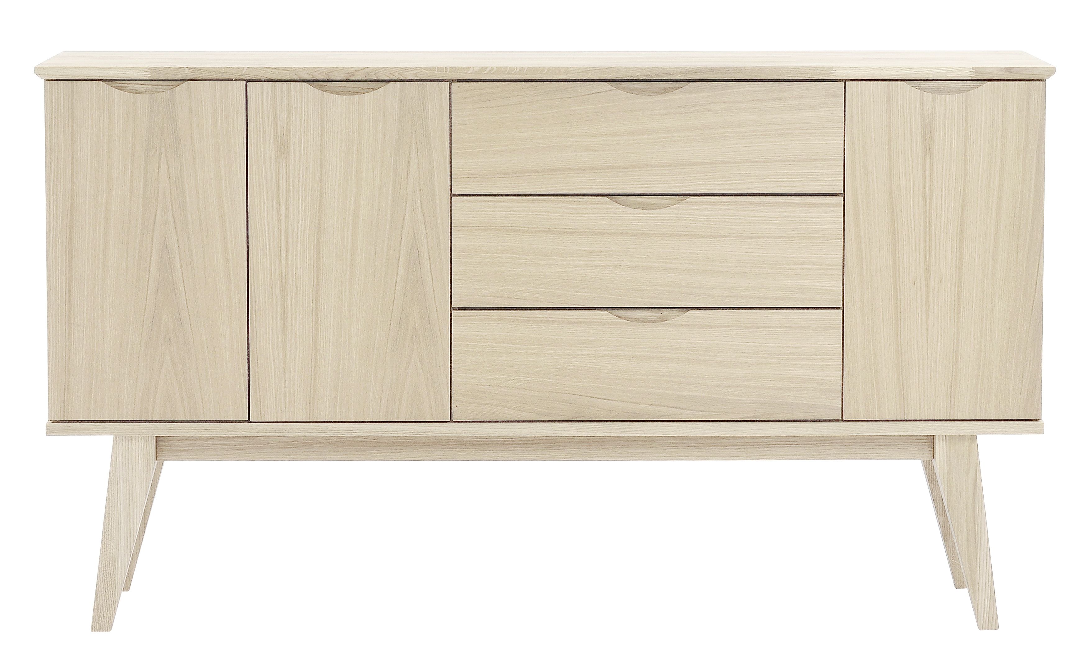 Filippa Sideboard – Whitewash – 113786 | Furniture From Rowico Regarding White Wash 3 Door 3 Drawer Sideboards (View 6 of 30)
