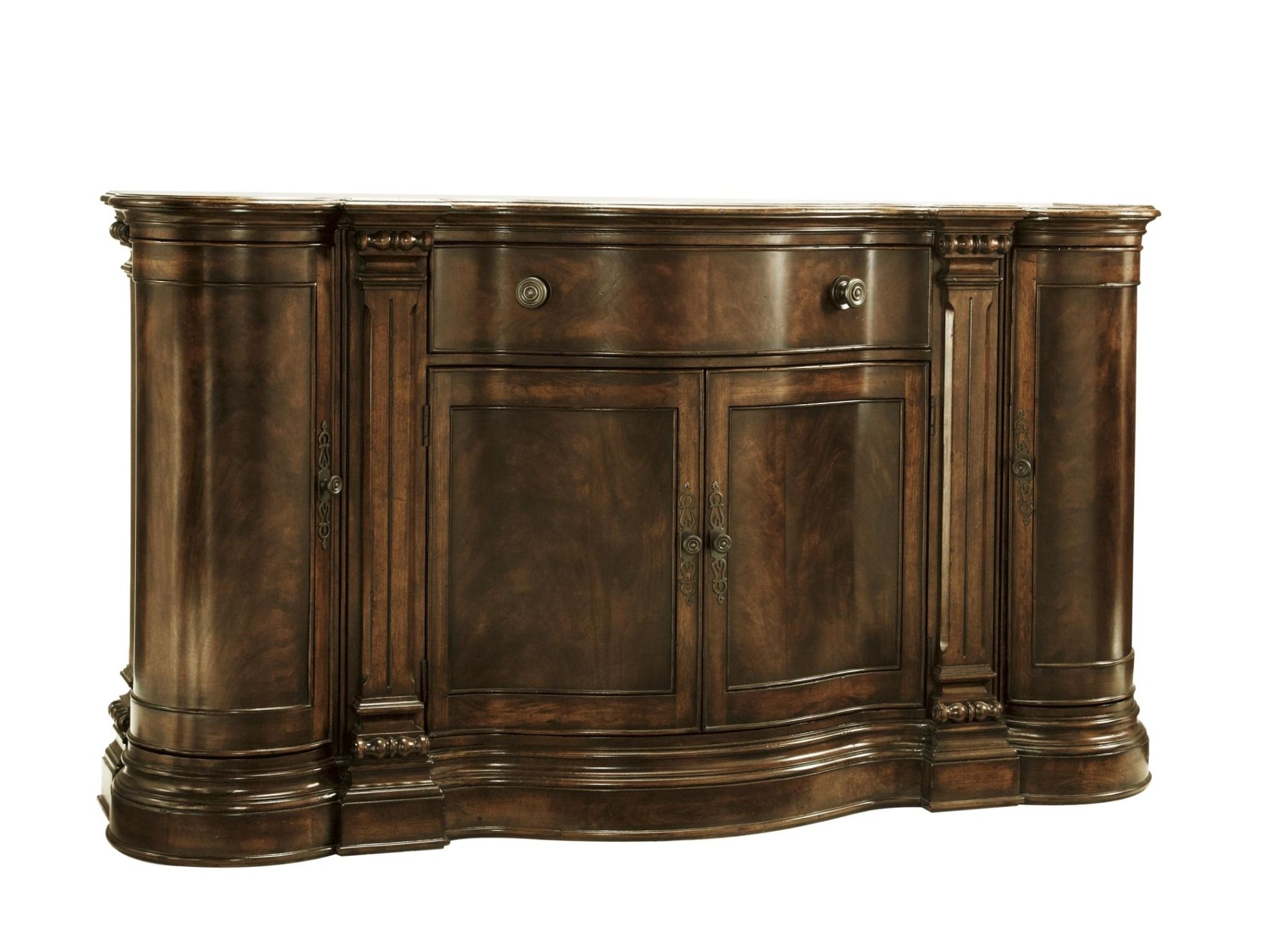 Fine Furniture Design | Cornelius Sideboard With Walnut Finish 4 Door Sideboards (View 15 of 30)