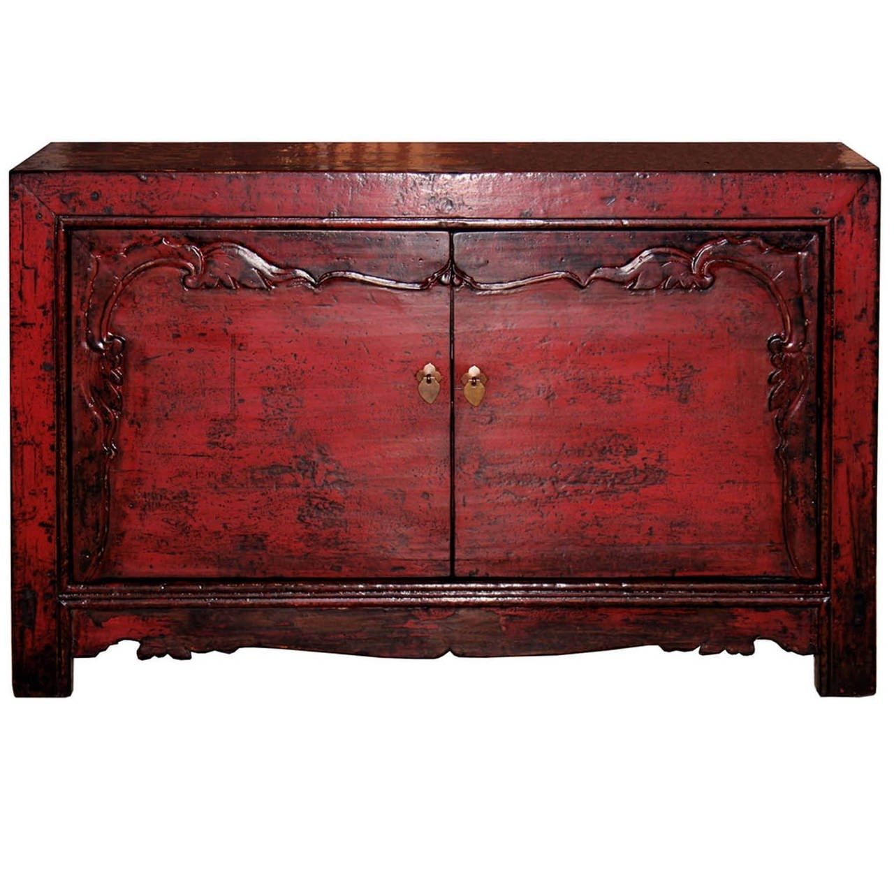 Gansu Painted Buffet For Sale At 1stdibs Inside Rani 4 Door Sideboards (Photo 9 of 30)