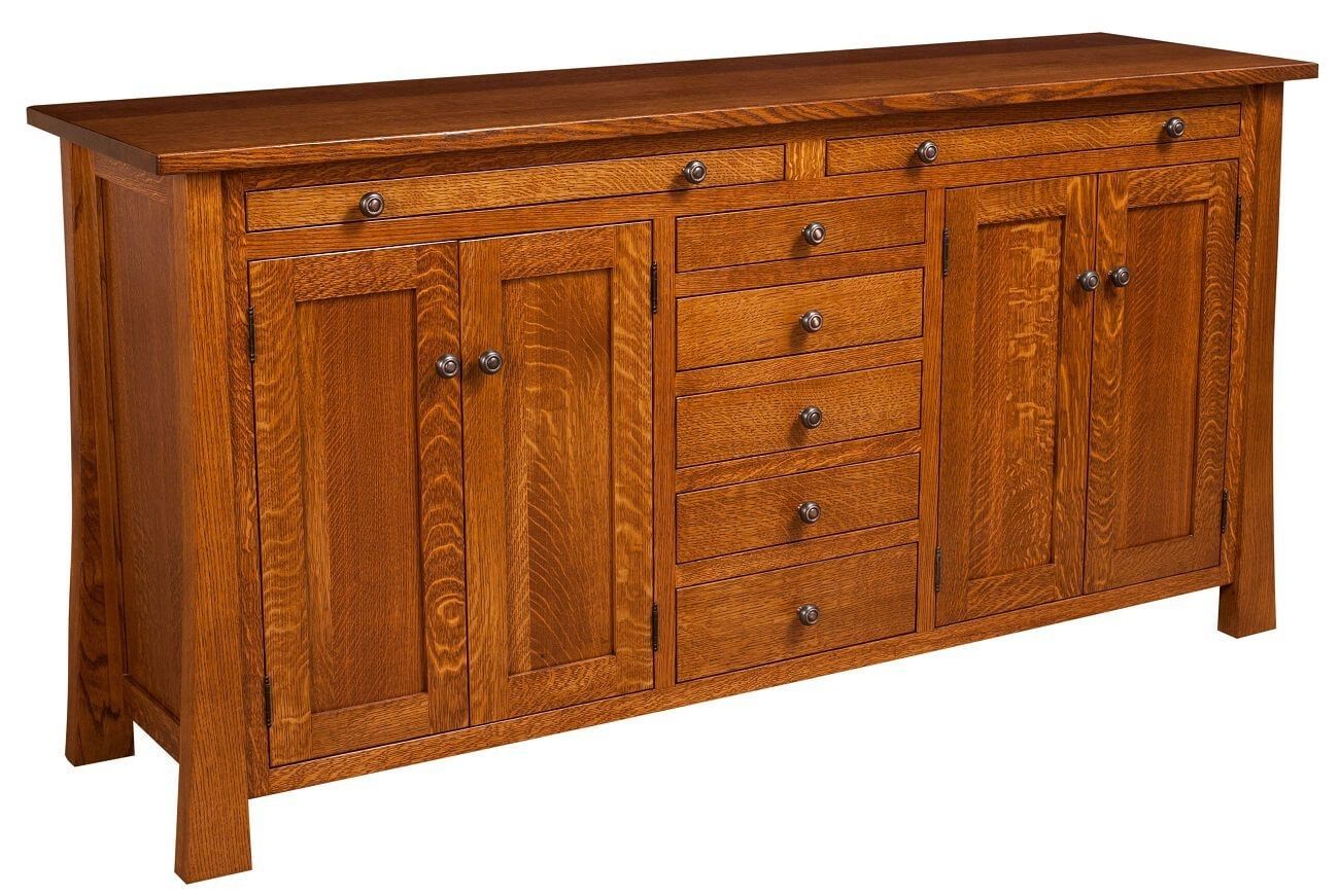 Harding Craftsman Style Sideboard – Countryside Amish Furniture Within Craftsman Sideboards (View 6 of 30)