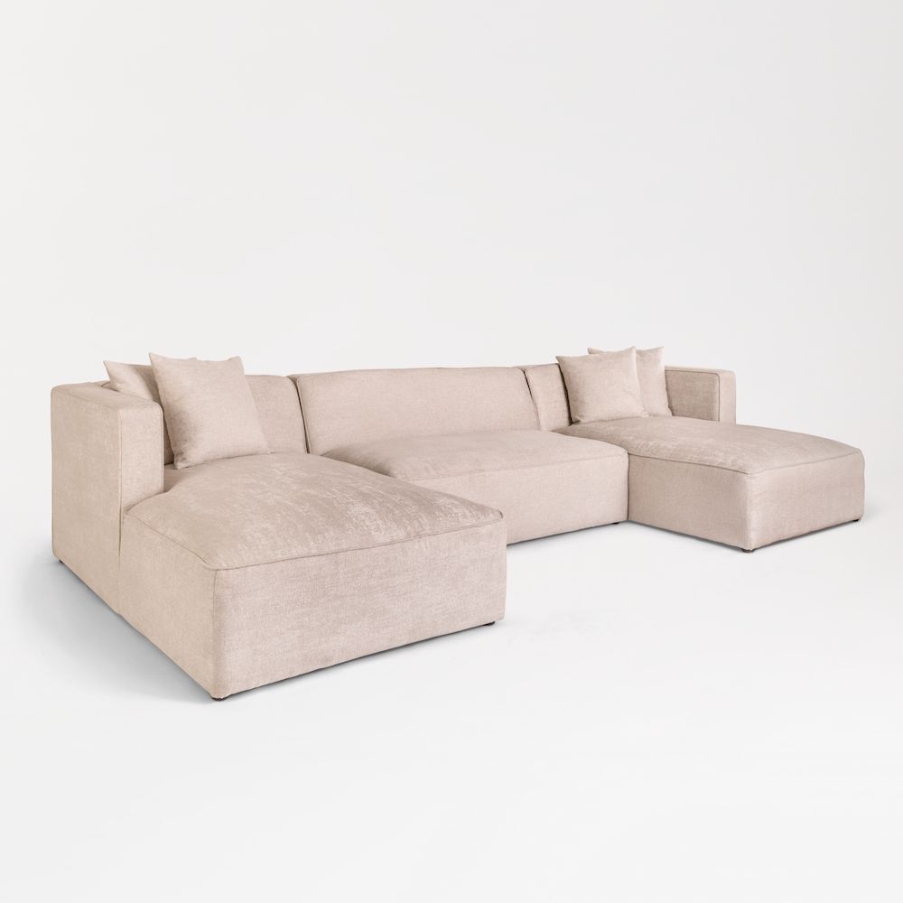 Haven U Shape Sectional – Alder & Tweed Furniture With Regard To Haven 3 Piece Sectionals (View 12 of 32)