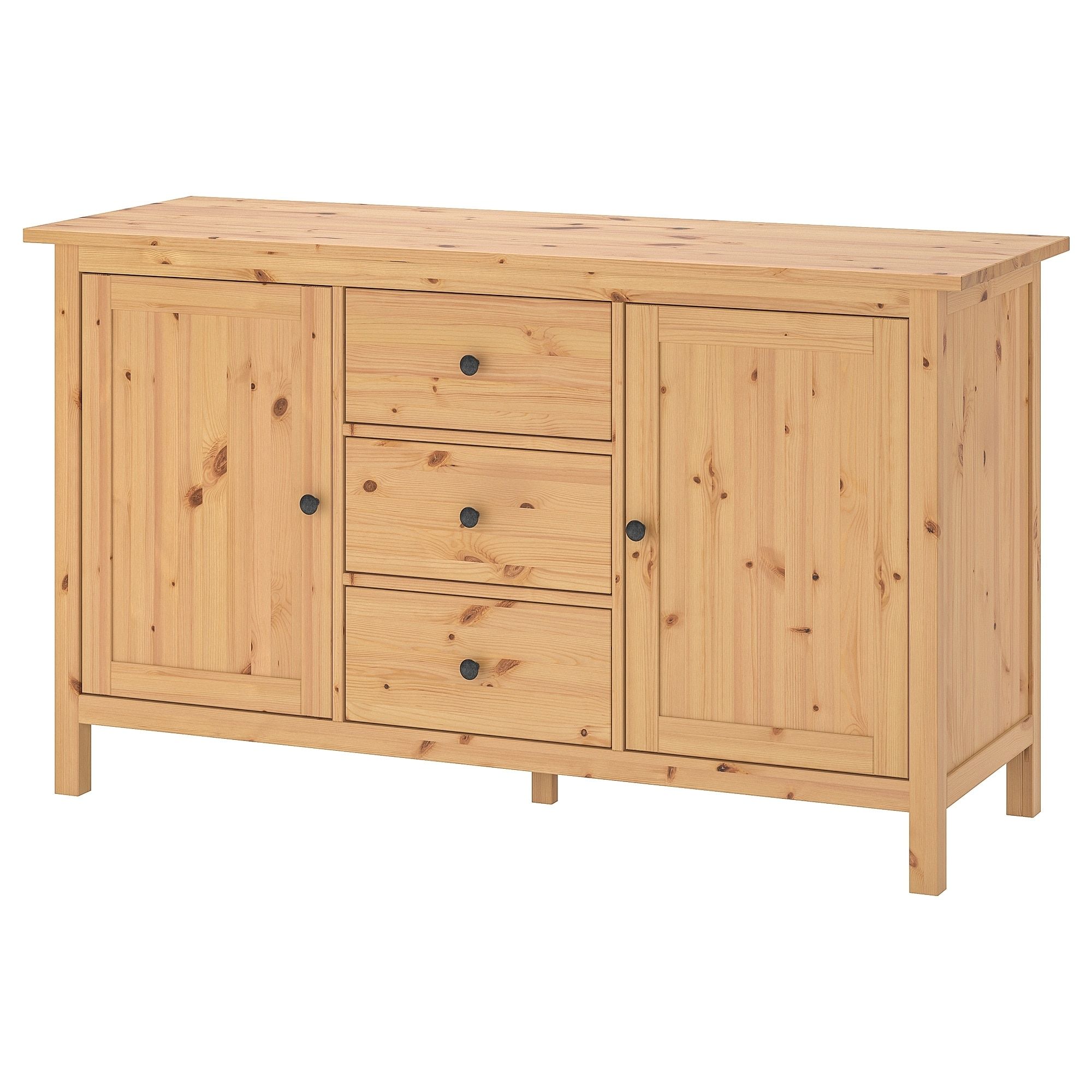 Hemnes Sideboard – Light Brown – Ikea For Natural South Pine Sideboards (Photo 15 of 30)