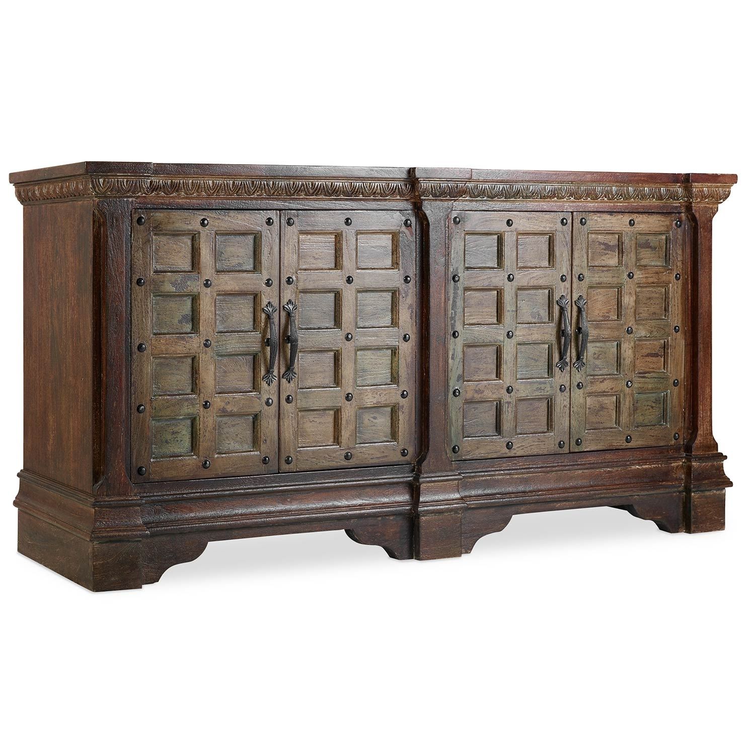 Hooker Furniture Entertainment Console 72 Inch 5516 55476 Dkw | Bellacor In Brown Wood 72 Inch Sideboards (View 22 of 30)