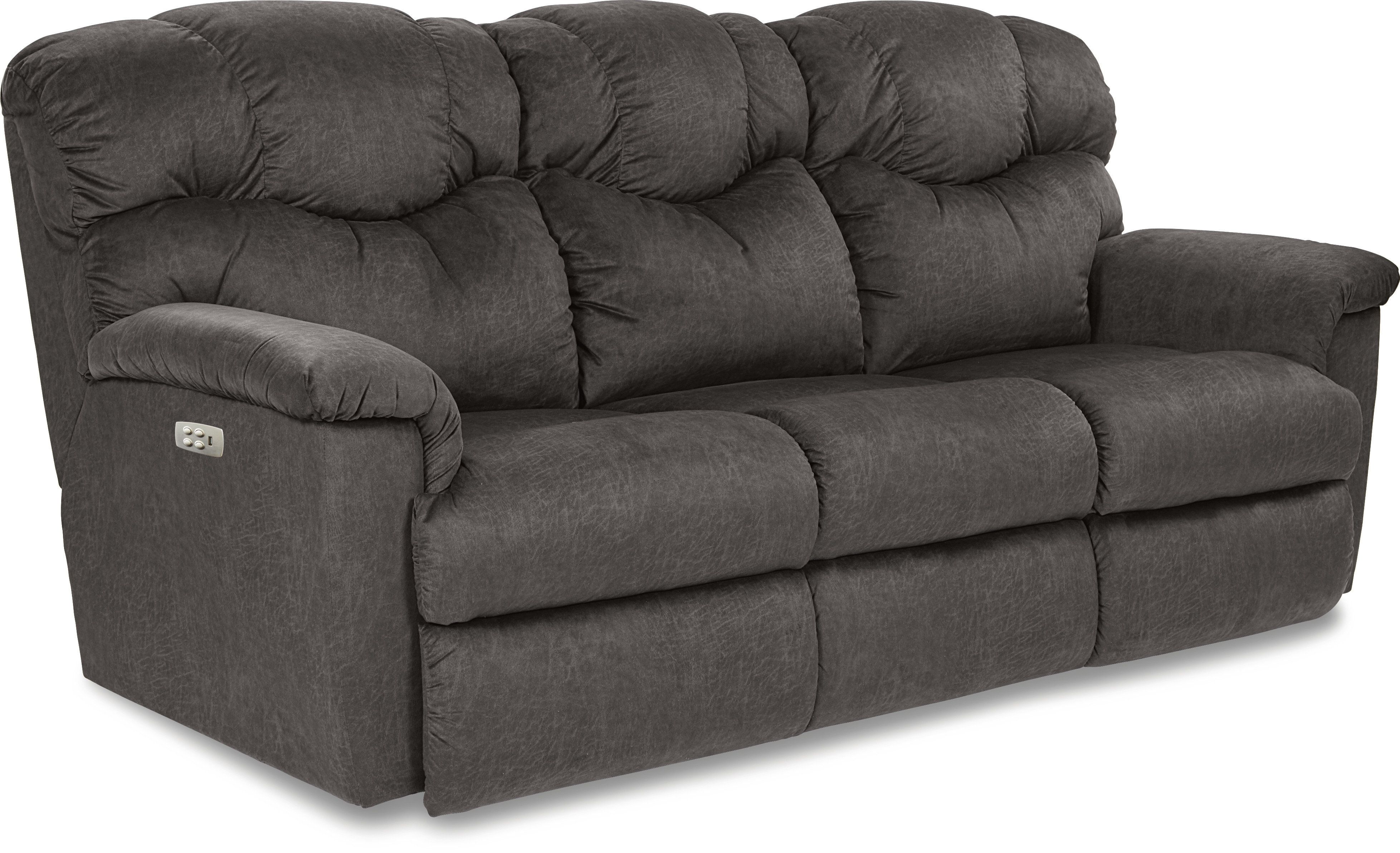 La Z Boy Lancer Time Power Reclining Sofa | Wayfair With Kristen Silver Grey 6 Piece Power Reclining Sectionals (View 19 of 30)