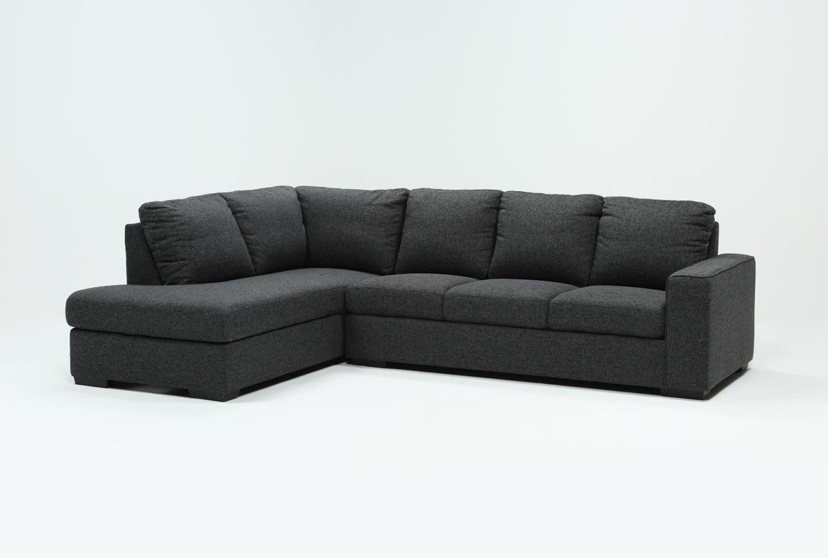 Lucy Dark Grey 2 Piece Sleeper Sectional W/laf Chaise | Living Spaces For Lucy Dark Grey 2 Piece Sectionals With Laf Chaise (Photo 1 of 30)