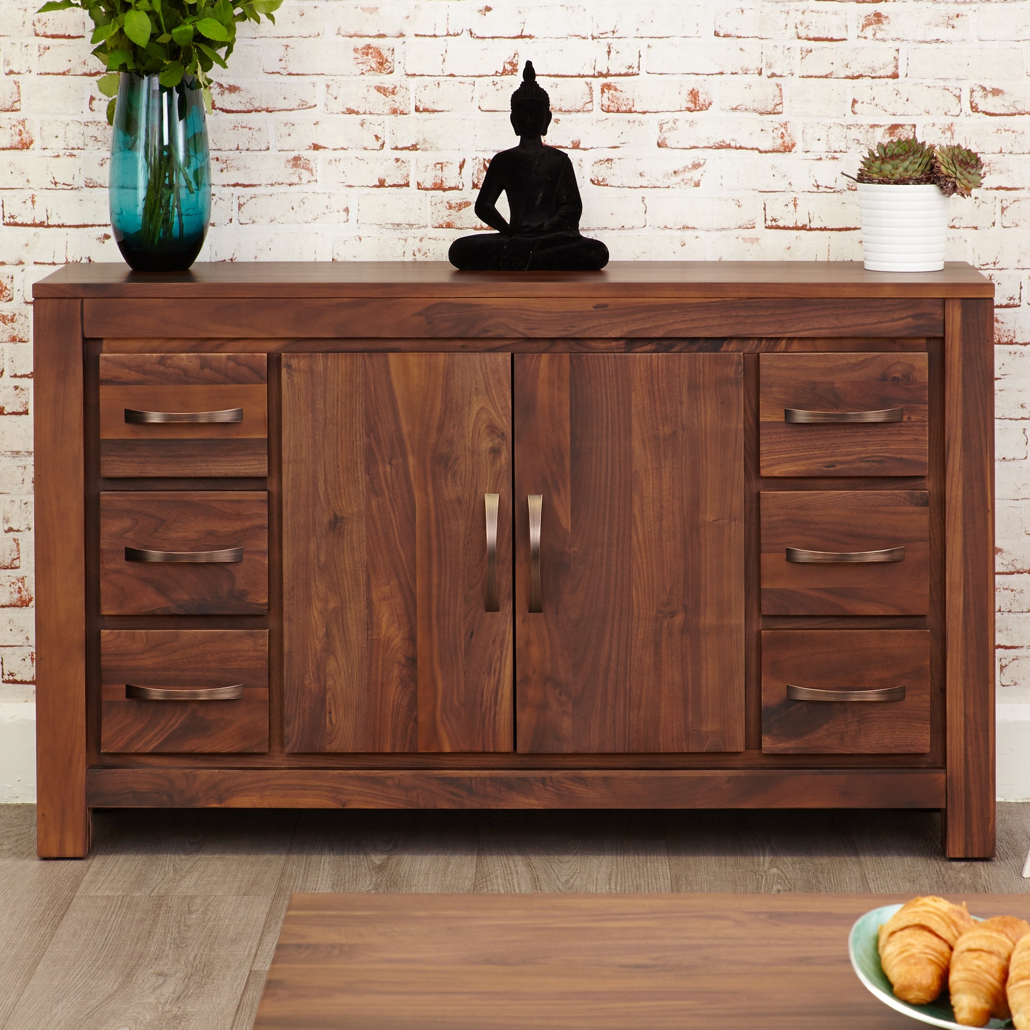 Featured Photo of 30 Ideas of Antique Walnut Finish 2-door/4-drawer Sideboards