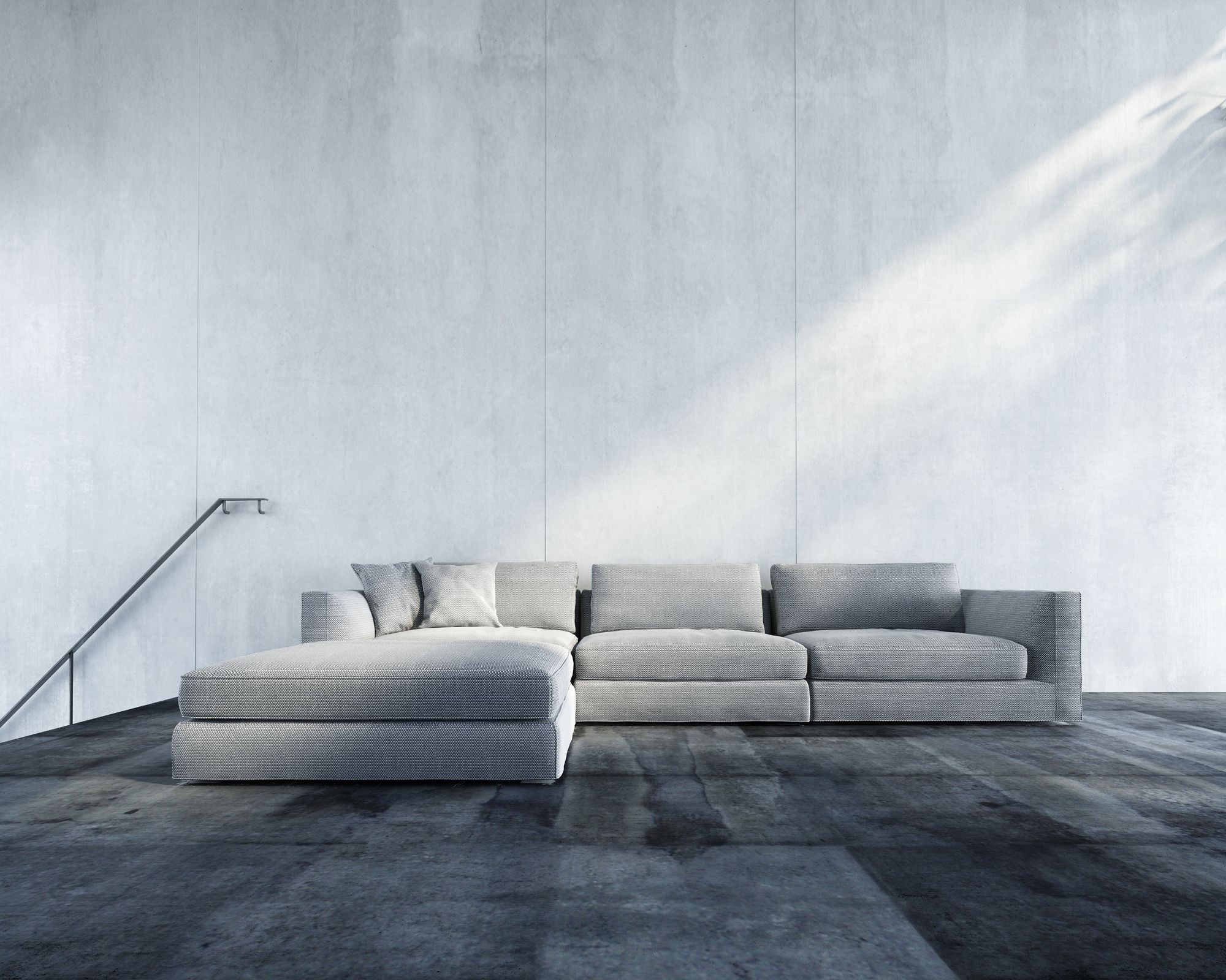 Milo Modular Sectional | Rove Concepts Sandro Mid Century Furniture Inside Nico Grey Sectionals With Left Facing Storage Chaise (View 20 of 30)