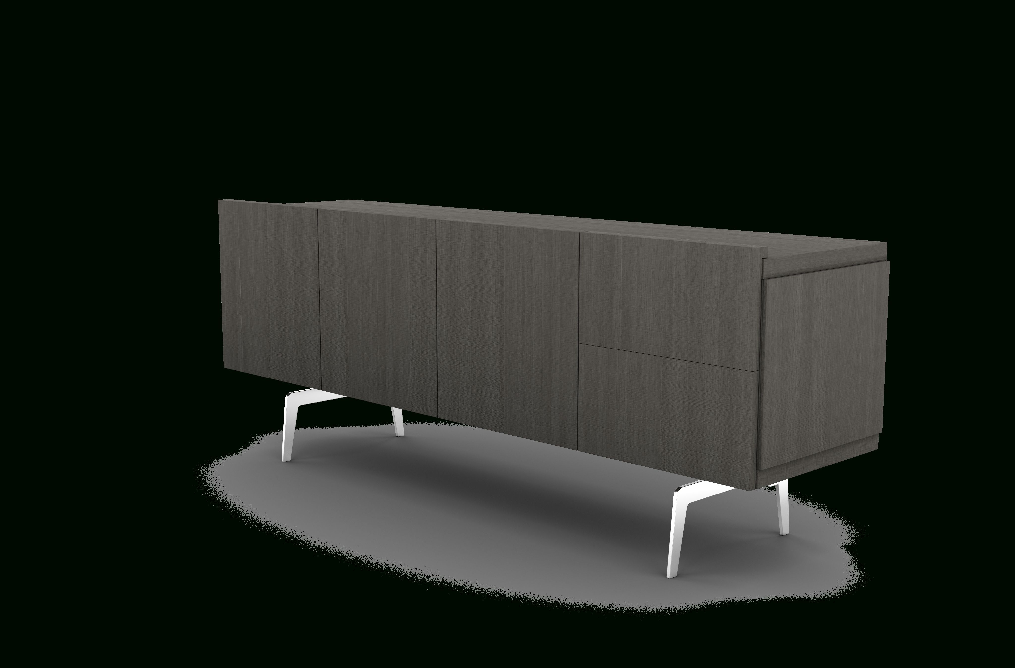 Mixte Living Room, Sideboards From Designer : Mauro Lipparini With Regard To 4 Door Wood Squares Sideboards (View 7 of 30)