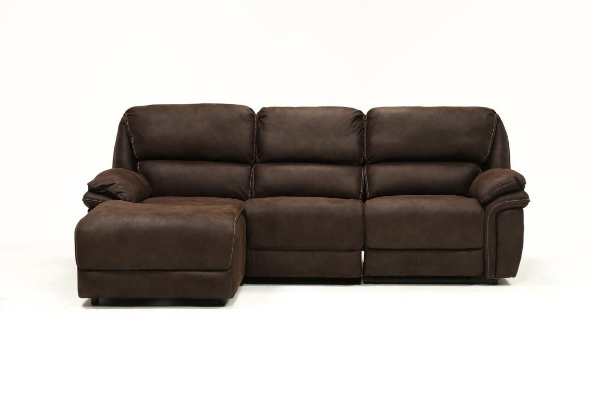 Norfolk Chocolate 3 Piece Sectional W/laf Chaise | Living Spaces Inside Norfolk Chocolate 3 Piece Sectionals With Raf Chaise (View 2 of 30)