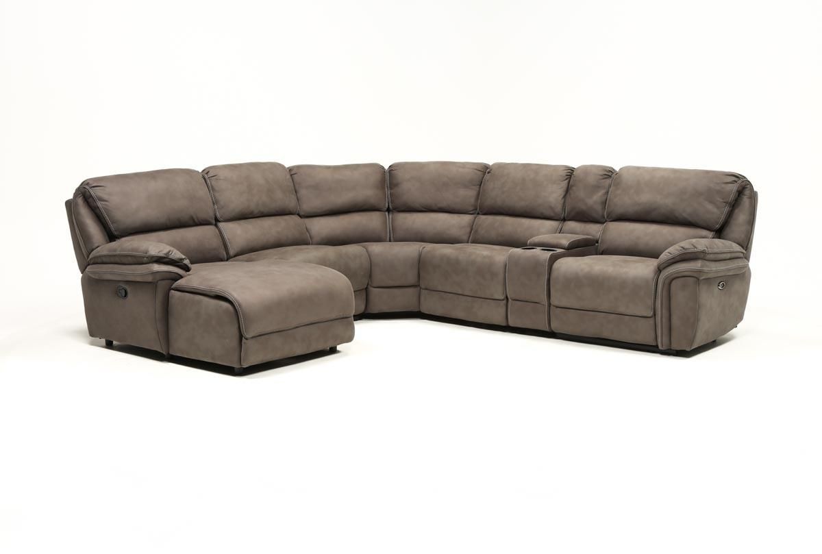Norfolk Grey 6 Piece Sectional W/laf Chaise | Living Spaces Throughout Norfolk Grey 3 Piece Sectionals With Laf Chaise (View 2 of 30)