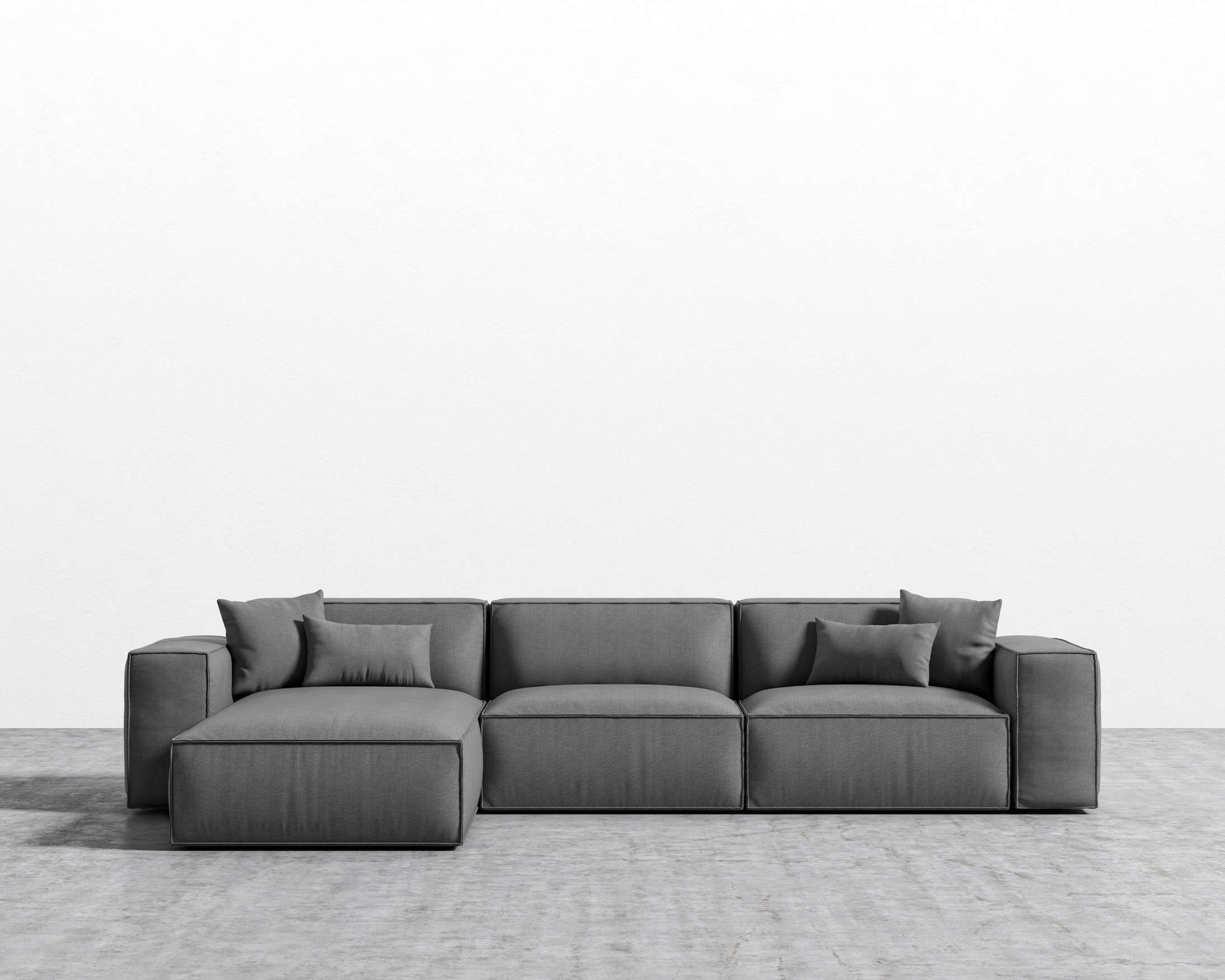 Porter Sectional | Rove Concepts Sandro Mid Century Furniture | Reno Intended For Blaine 3 Piece Sectionals (View 28 of 30)