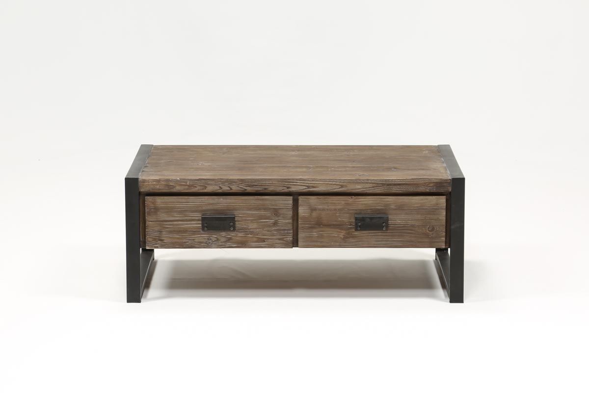 Prescott Cocktail Table | Living Spaces Intended For Reclaimed Elm 91 Inch Sideboards (Photo 28 of 30)