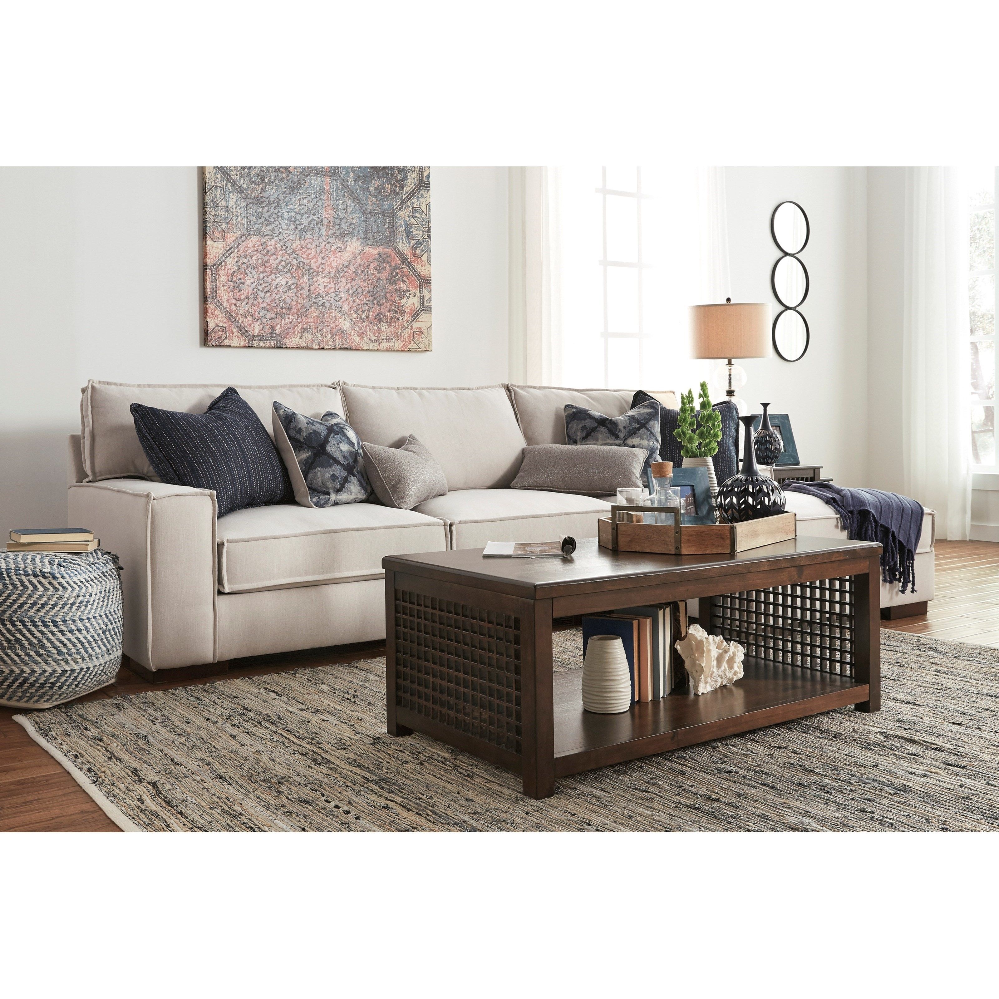 Raf Chaise Laf Sofa | Baci Living Room Pertaining To Mcdade Graphite 2 Piece Sectionals With Laf Chaise (View 9 of 30)