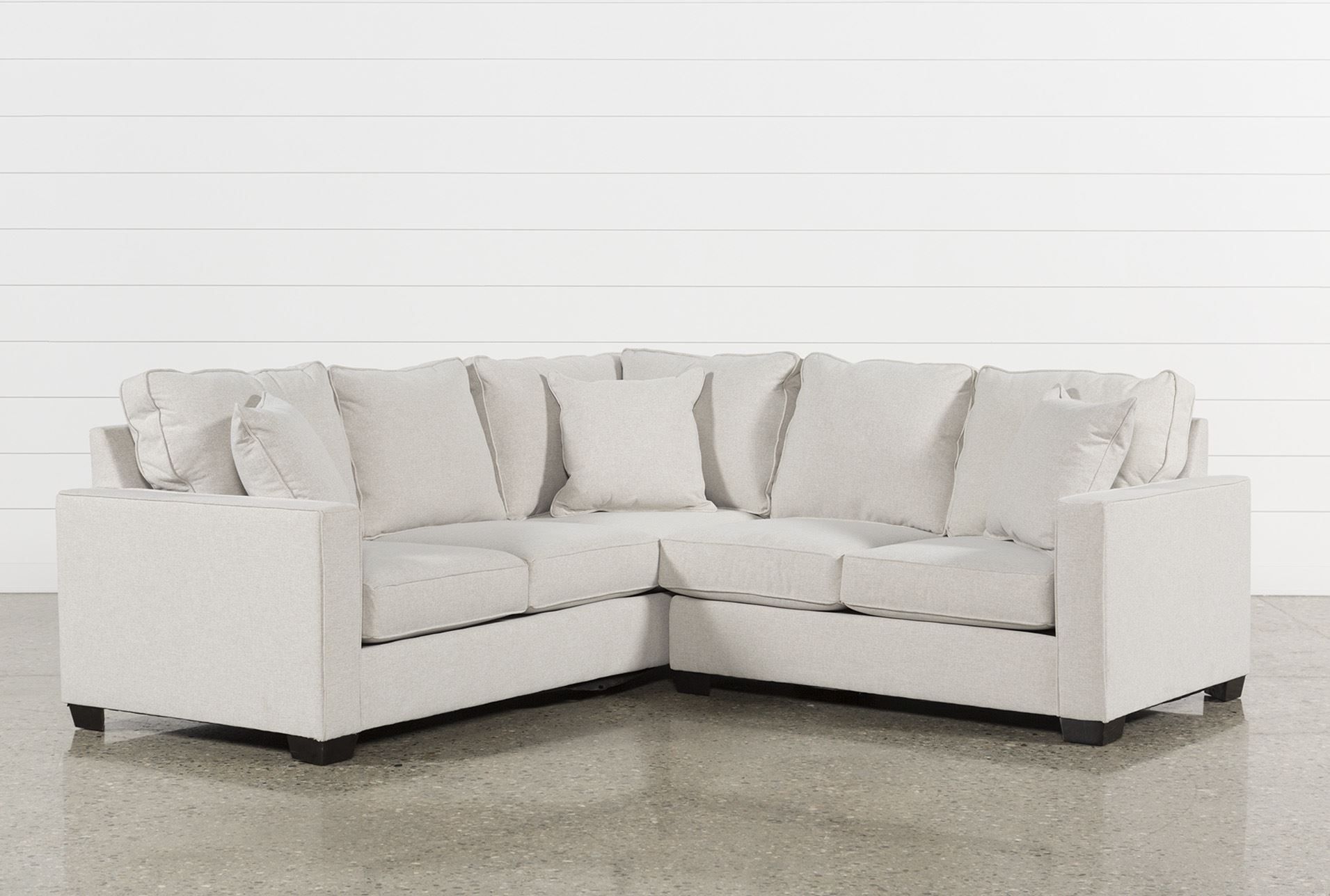Raphael Ii Flax 2 Piece Sectionalw/raf Loveseat, Beige, Sofas Throughout Marissa Ii 3 Piece Sectionals (View 5 of 30)