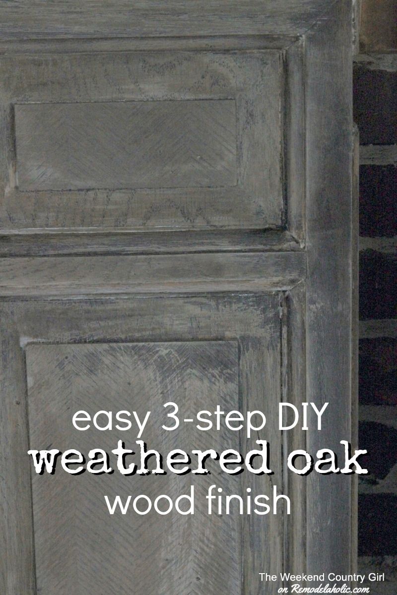 Remodelaholic | How To Achieve A Restoration Hardware Weathered Oak Within Burnt Oak Bleached Pine Sideboards (View 30 of 30)