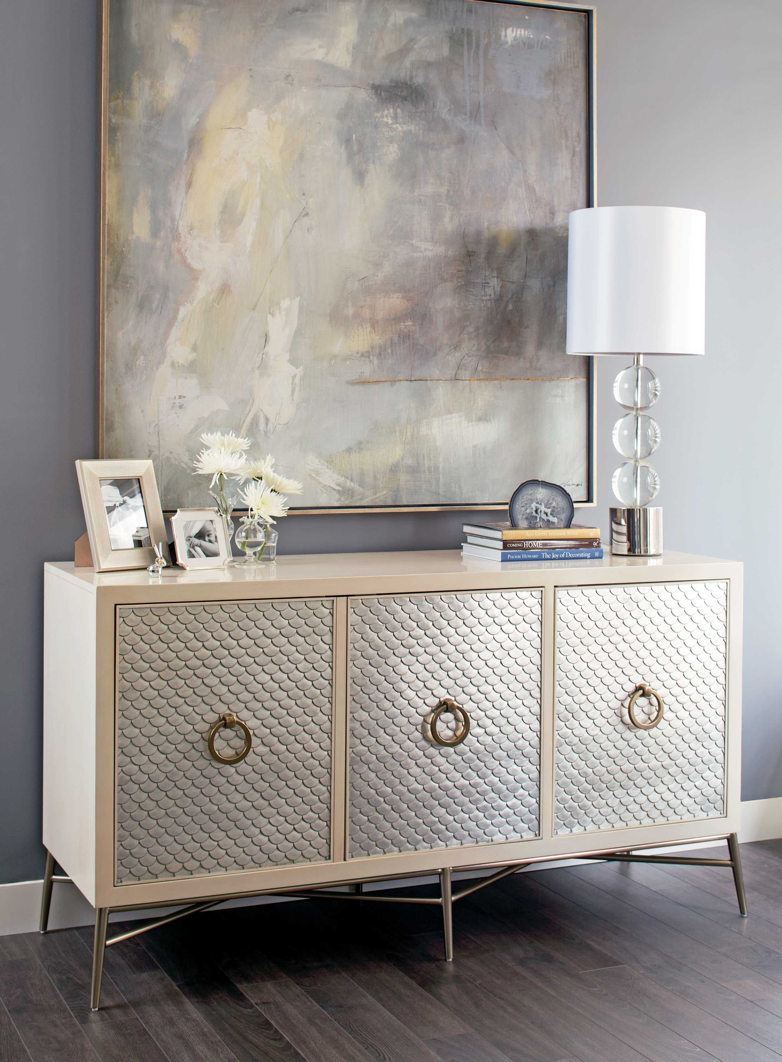 Salon Media Console | My Home My World | Pinterest | Home Decor Within Capiz Refinement Sideboards (Photo 16 of 30)