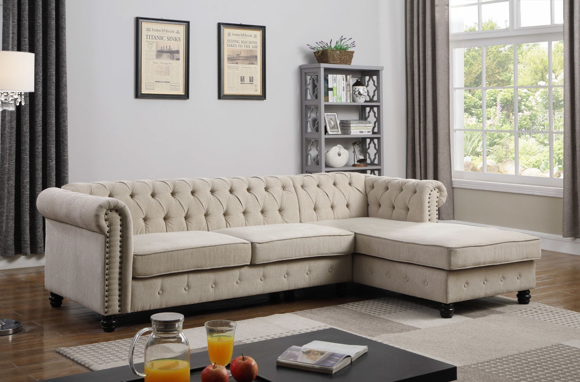 Sectionals – Hello Furniture For Gordon 3 Piece Sectionals With Raf Chaise (View 16 of 30)